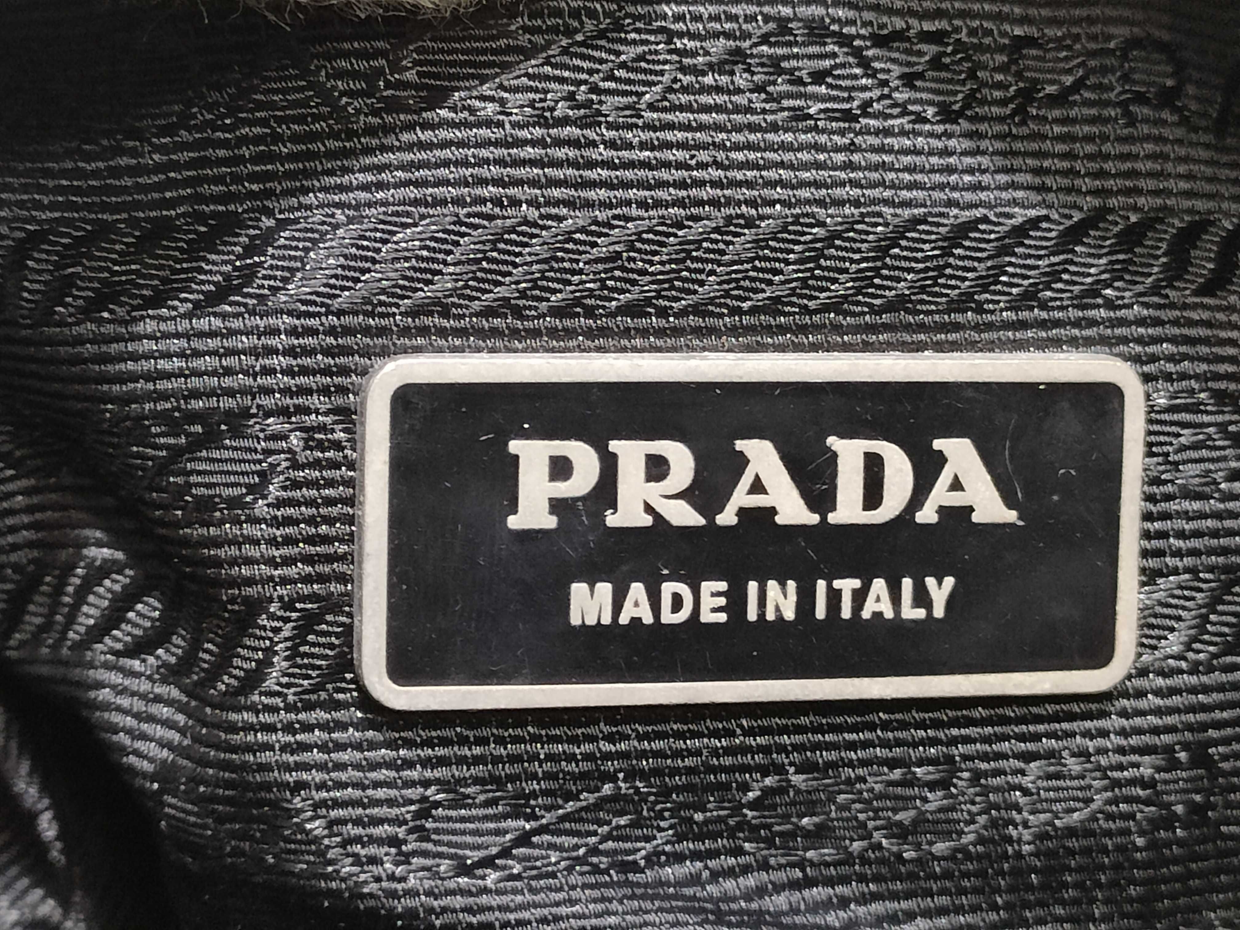 Nylon Shoulder Bag with Triangle Logo — view 11