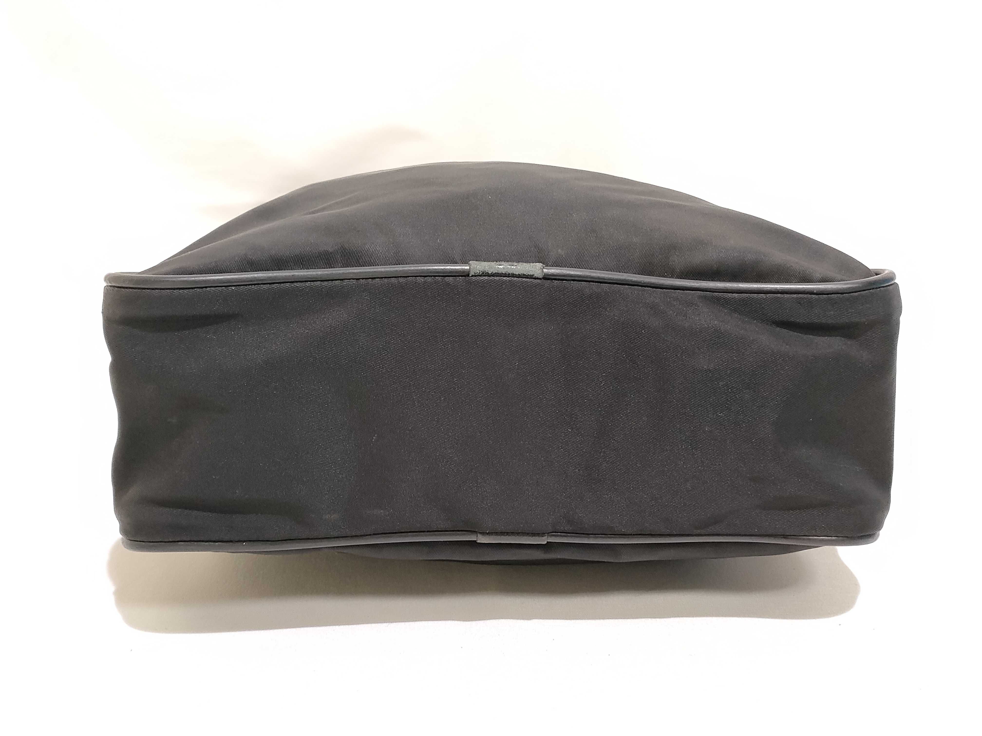 Nylon Shoulder Bag with Triangle Logo — view 7
