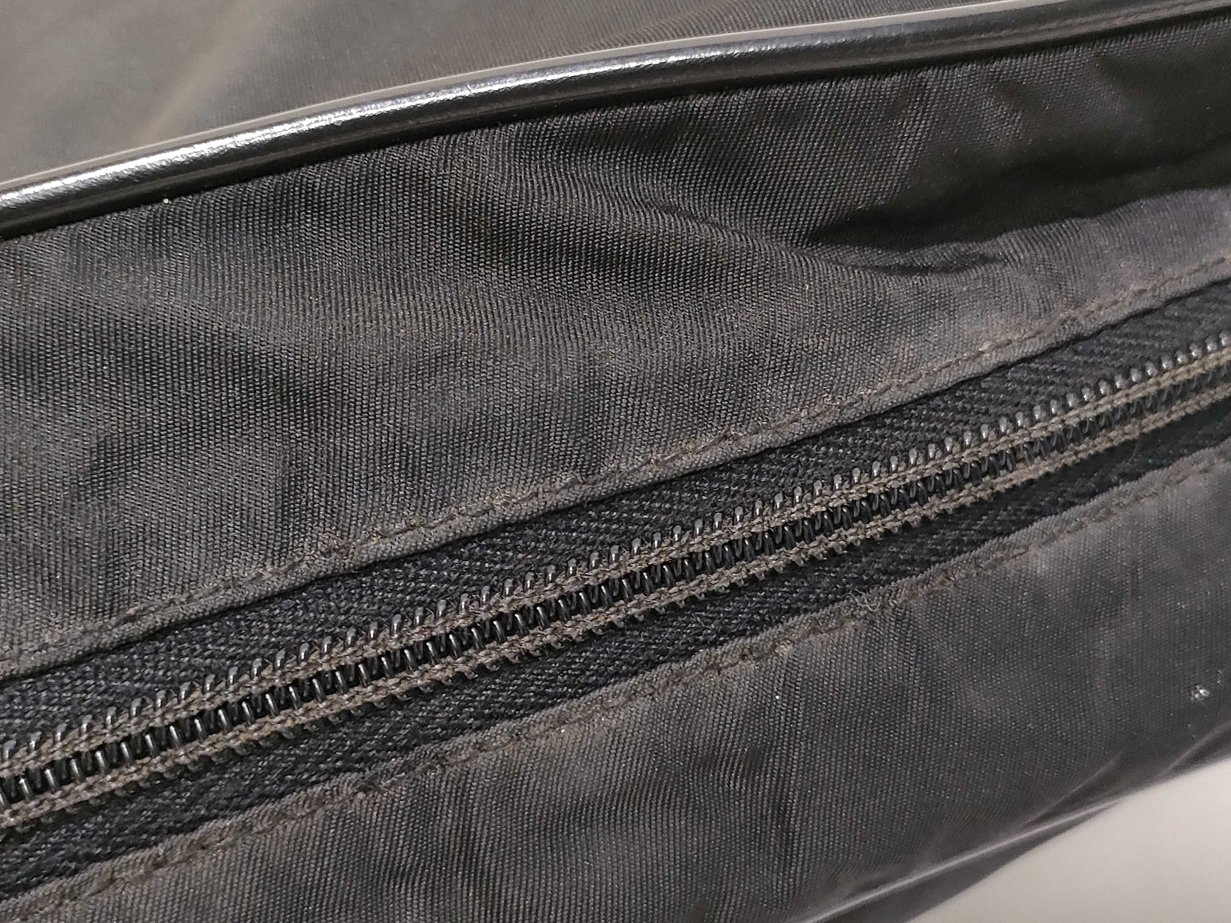 Nylon Shoulder Bag with Triangle Logo — view 8