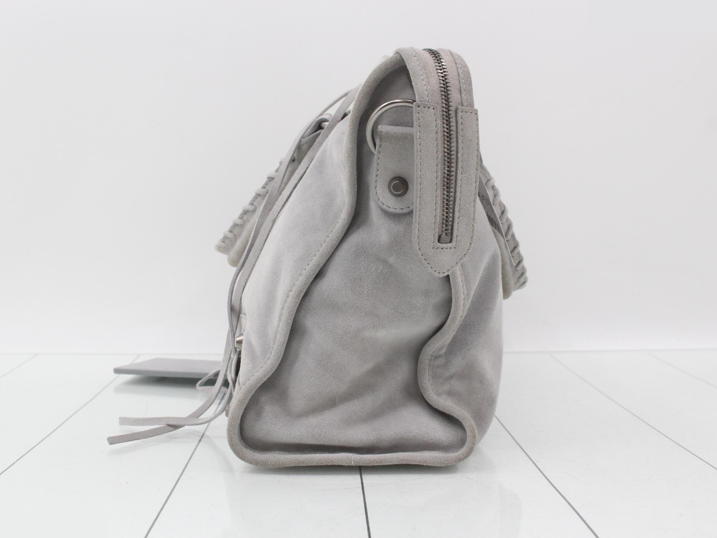 The City handbag, suede, le City — view 3
