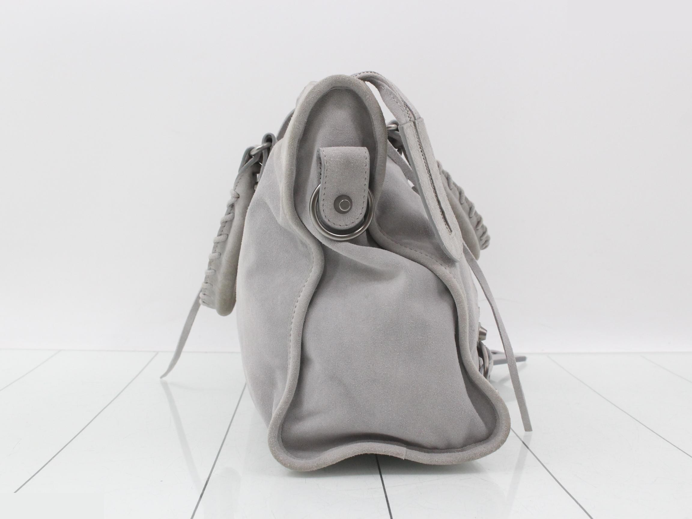 The City handbag, suede, le City — view 4
