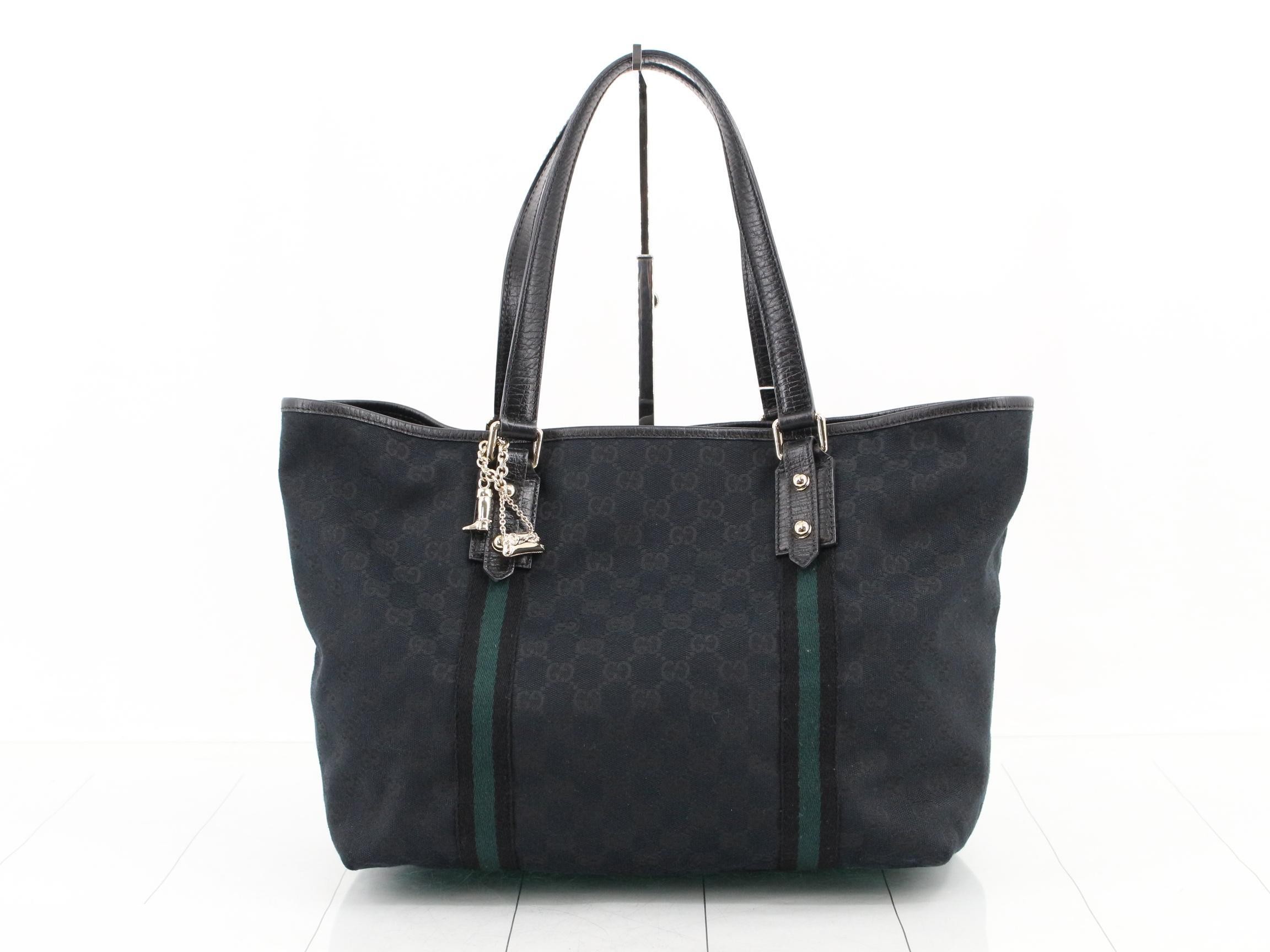GG Canvas Charm Tote Bag