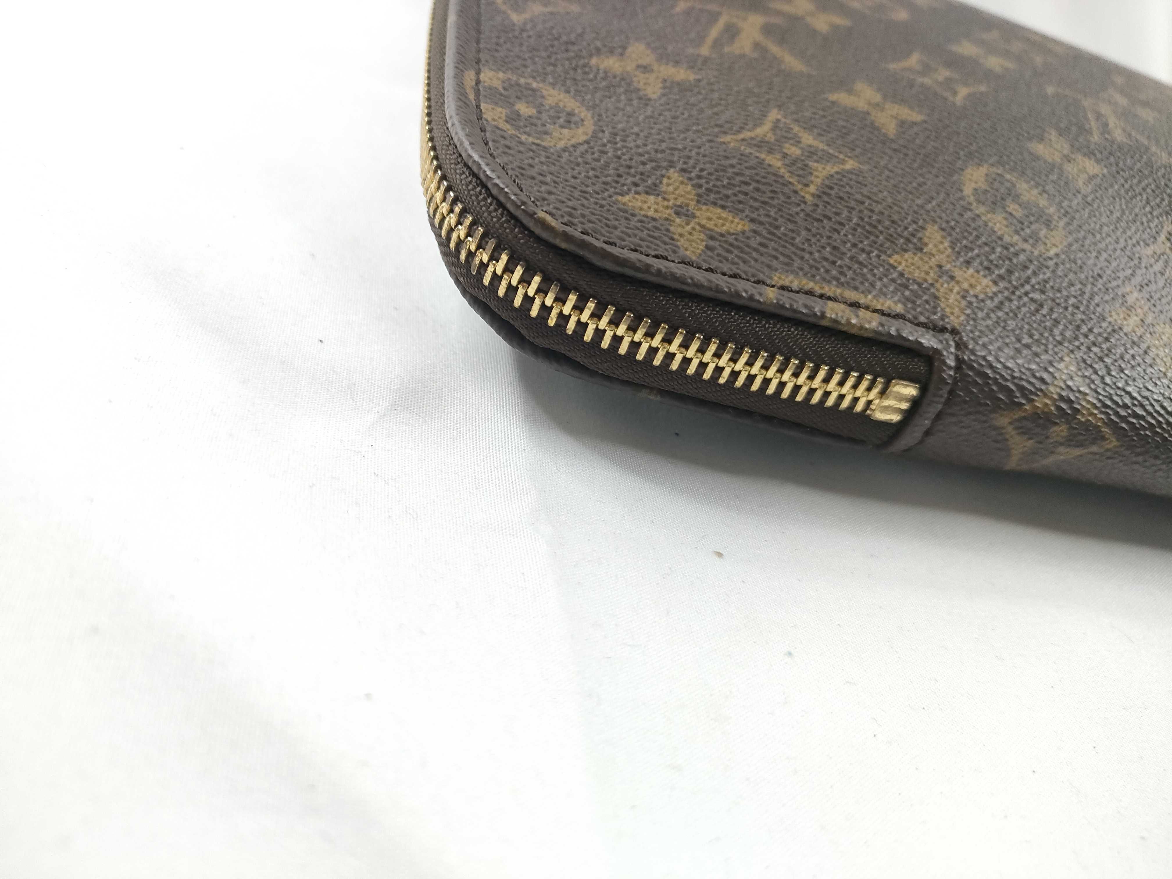 Monogram Pochette Document M53456 TH882 Brown Clutch Bag — view 3