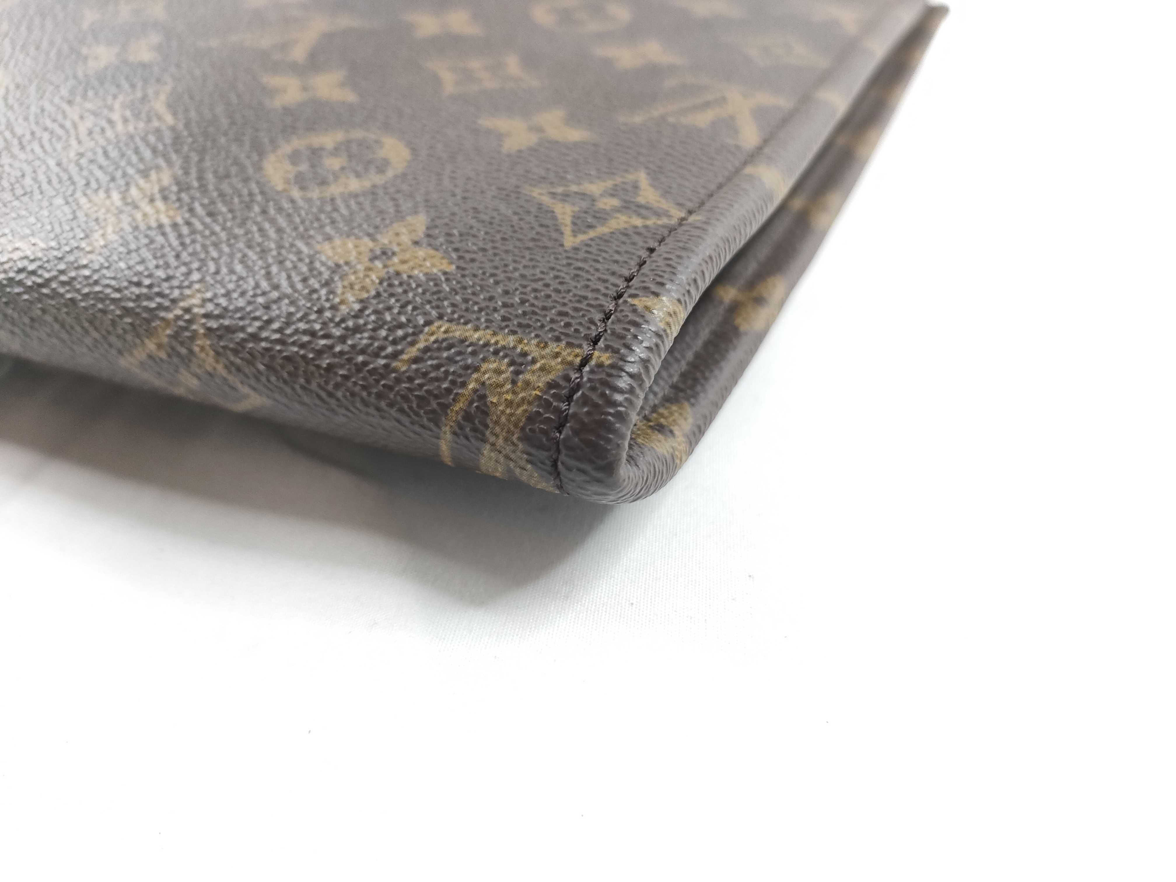 Monogram Pochette Document M53456 TH882 Brown Clutch Bag — view 5