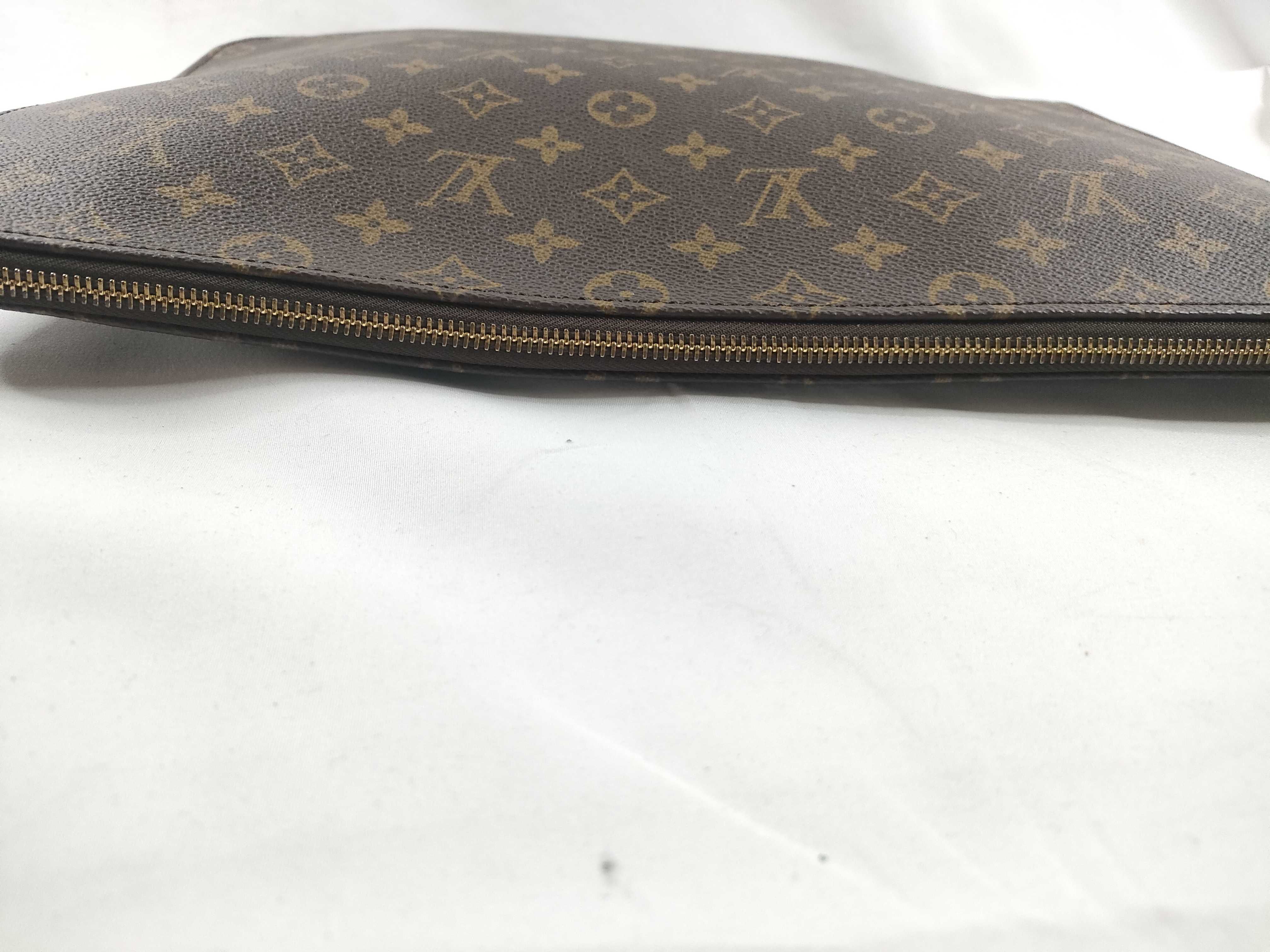 Monogram Pochette Document M53456 TH882 Brown Clutch Bag — view 6
