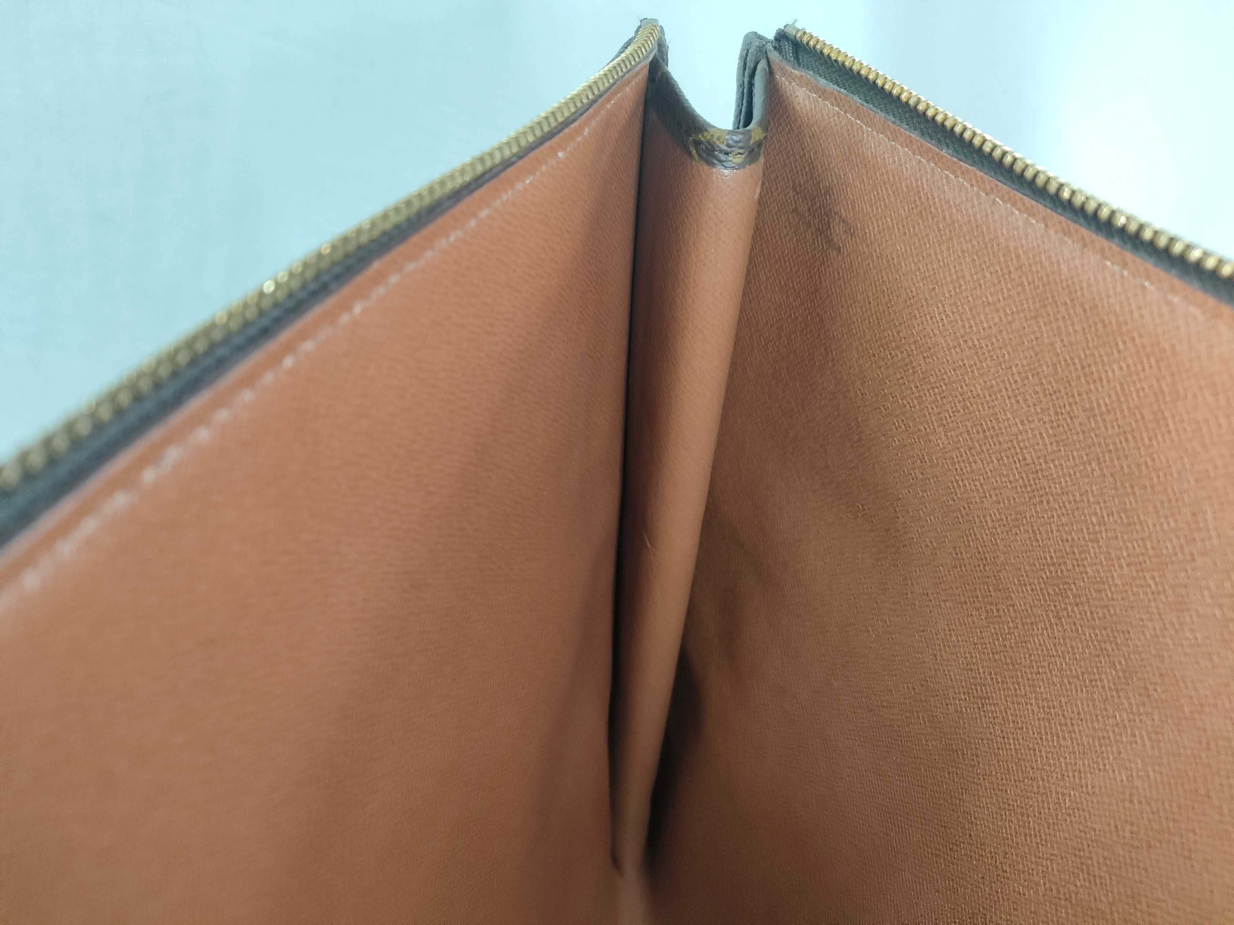 Monogram Pochette Document M53456 TH882 Brown Clutch Bag — view 8