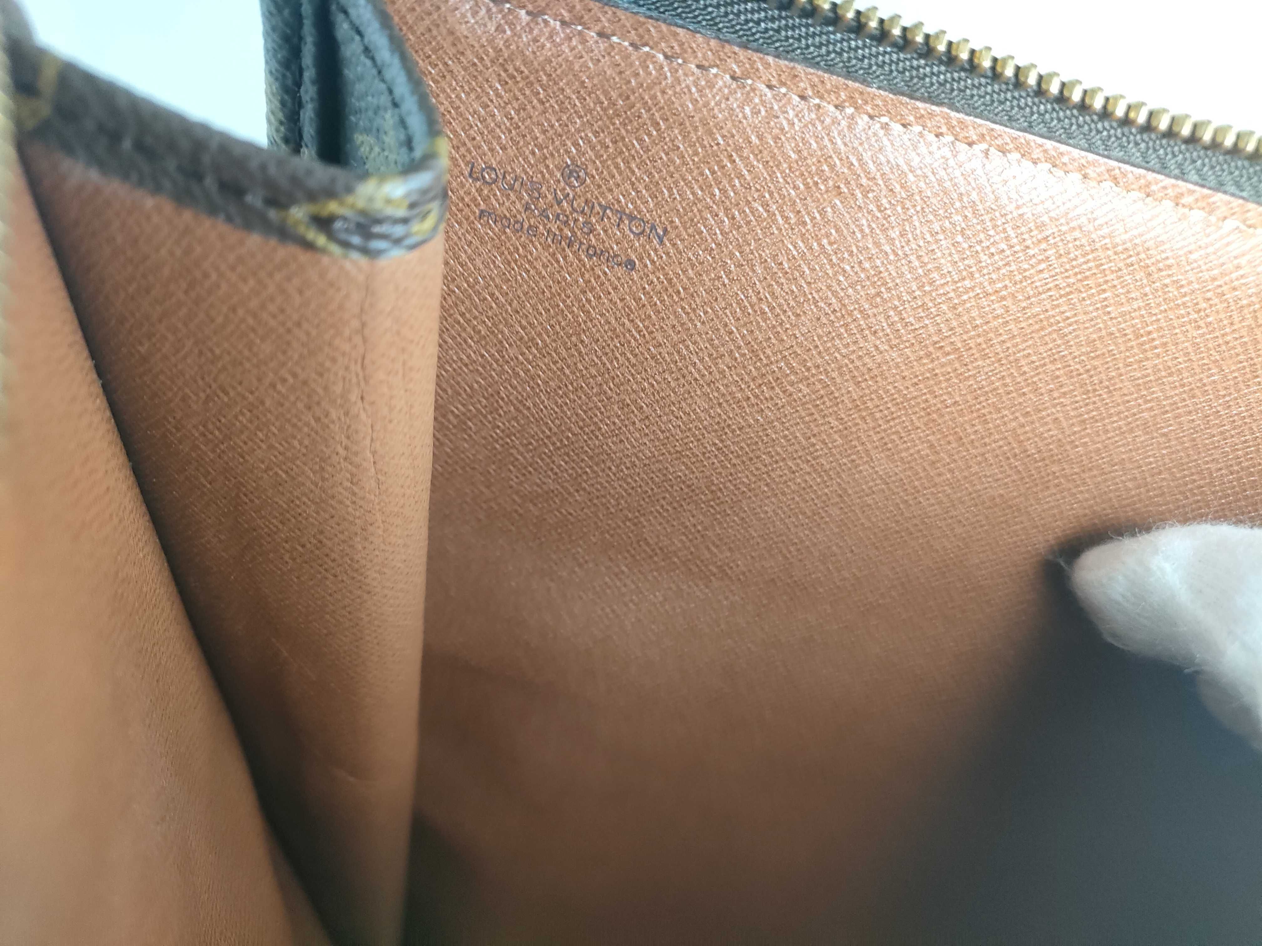 Monogram Pochette Document M53456 TH882 Brown Clutch Bag — view 9