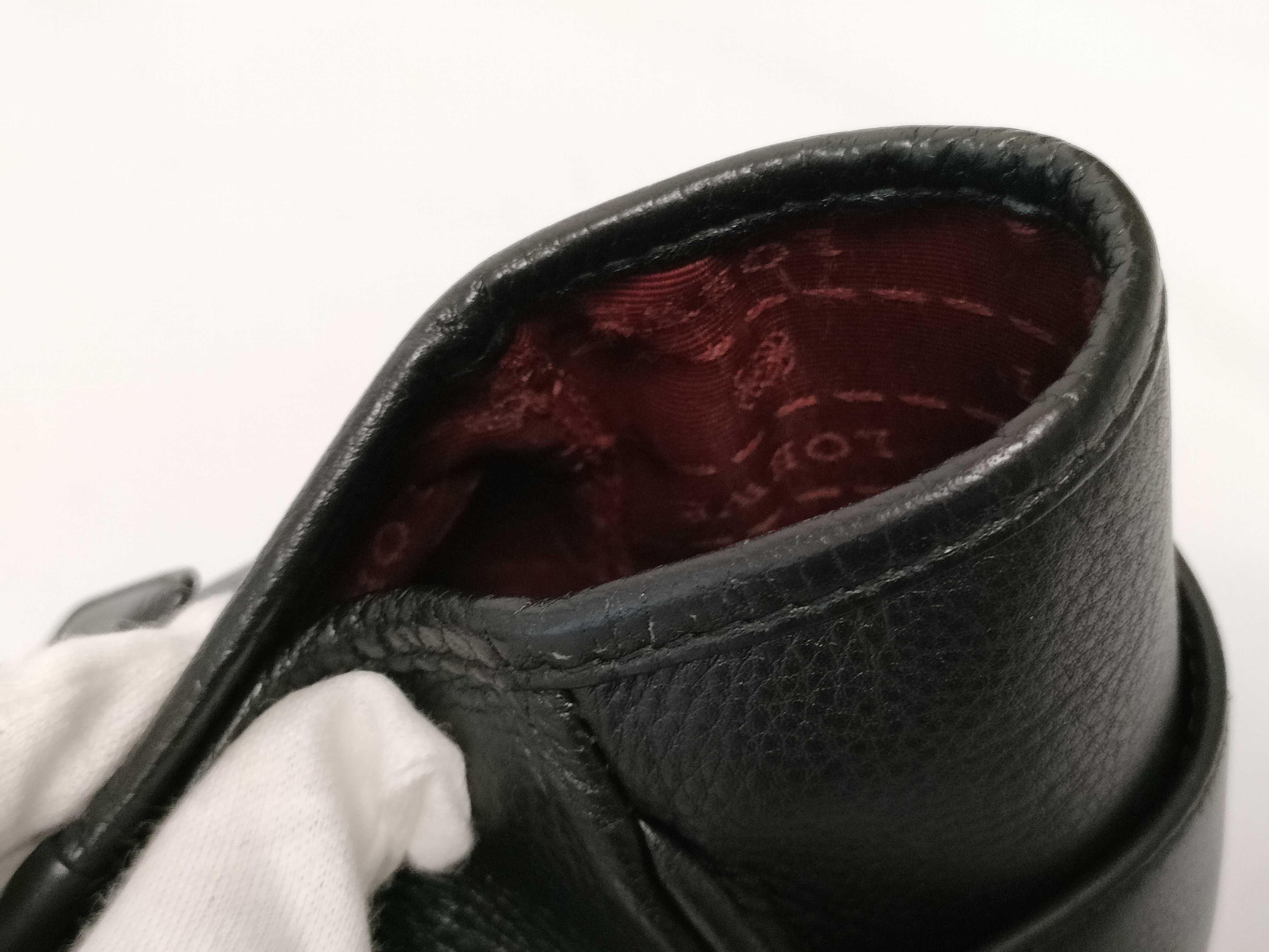 Heritage Leather Tote Bag, Black, Serial Number — view 8