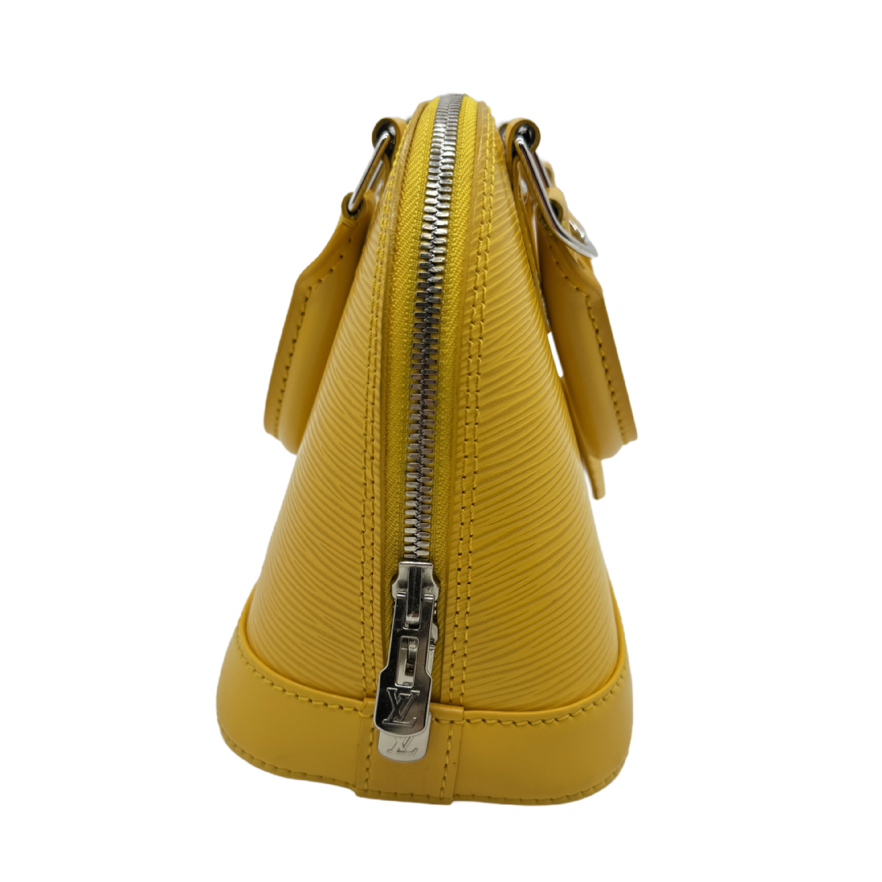 Epi Alma PM Yellow Handbag — view 4