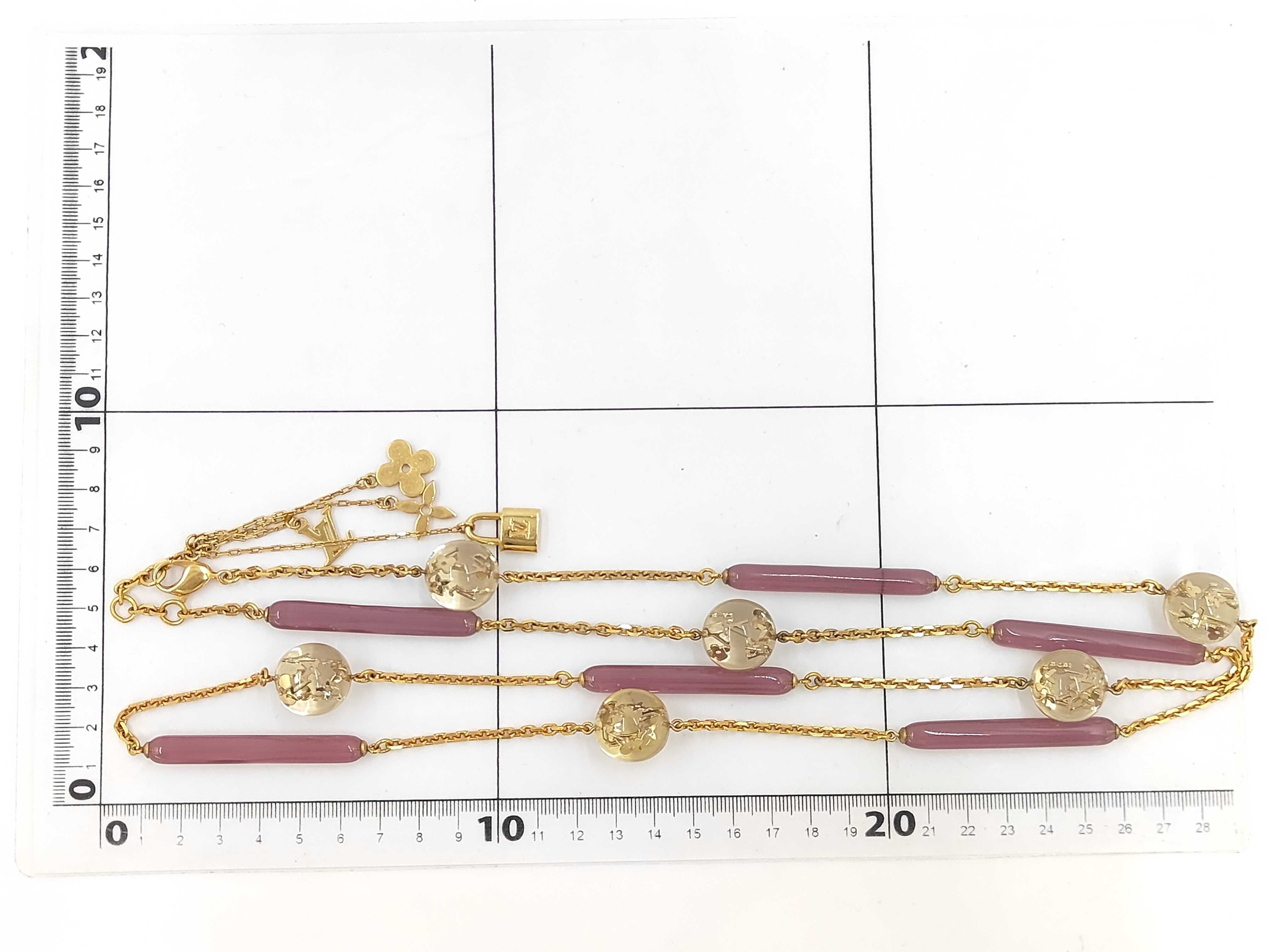 Sautoir Vert Inclusion Necklace M65544 Necklace — view 8