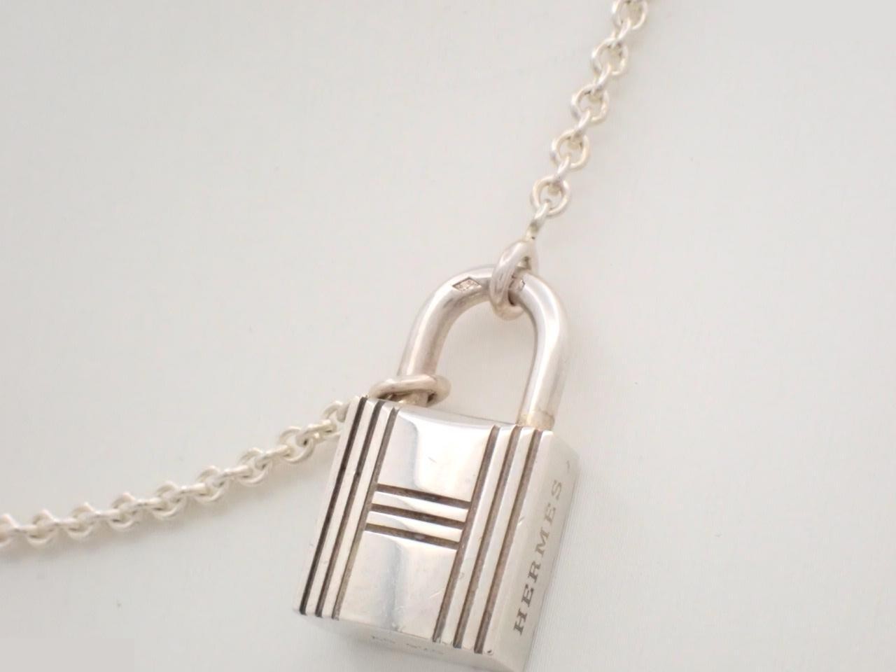 Cadena Lock Necklace, SV925 / 23.8g, Chain approx. 46cm — view 2