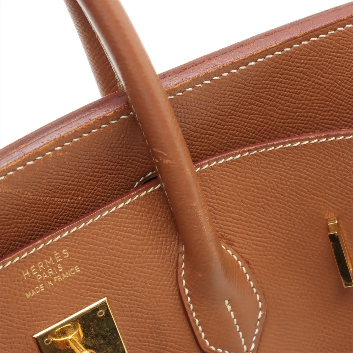 [Individually wrapped] Hermes Birkin 35 Le Tourne Couchevel Gold hardware C:1999 — view 12