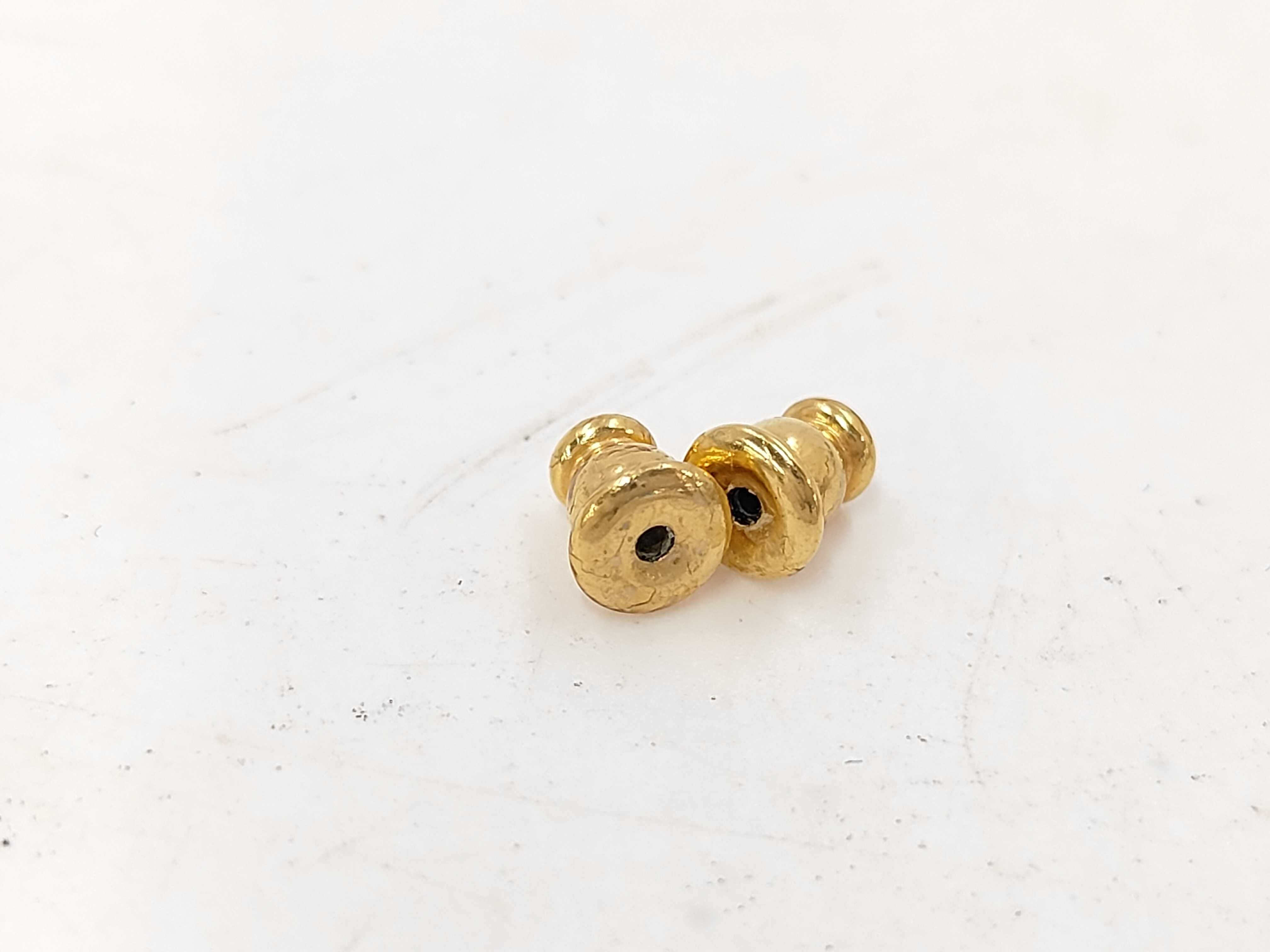 Faux Pearl CD Logo Earrings — view 6