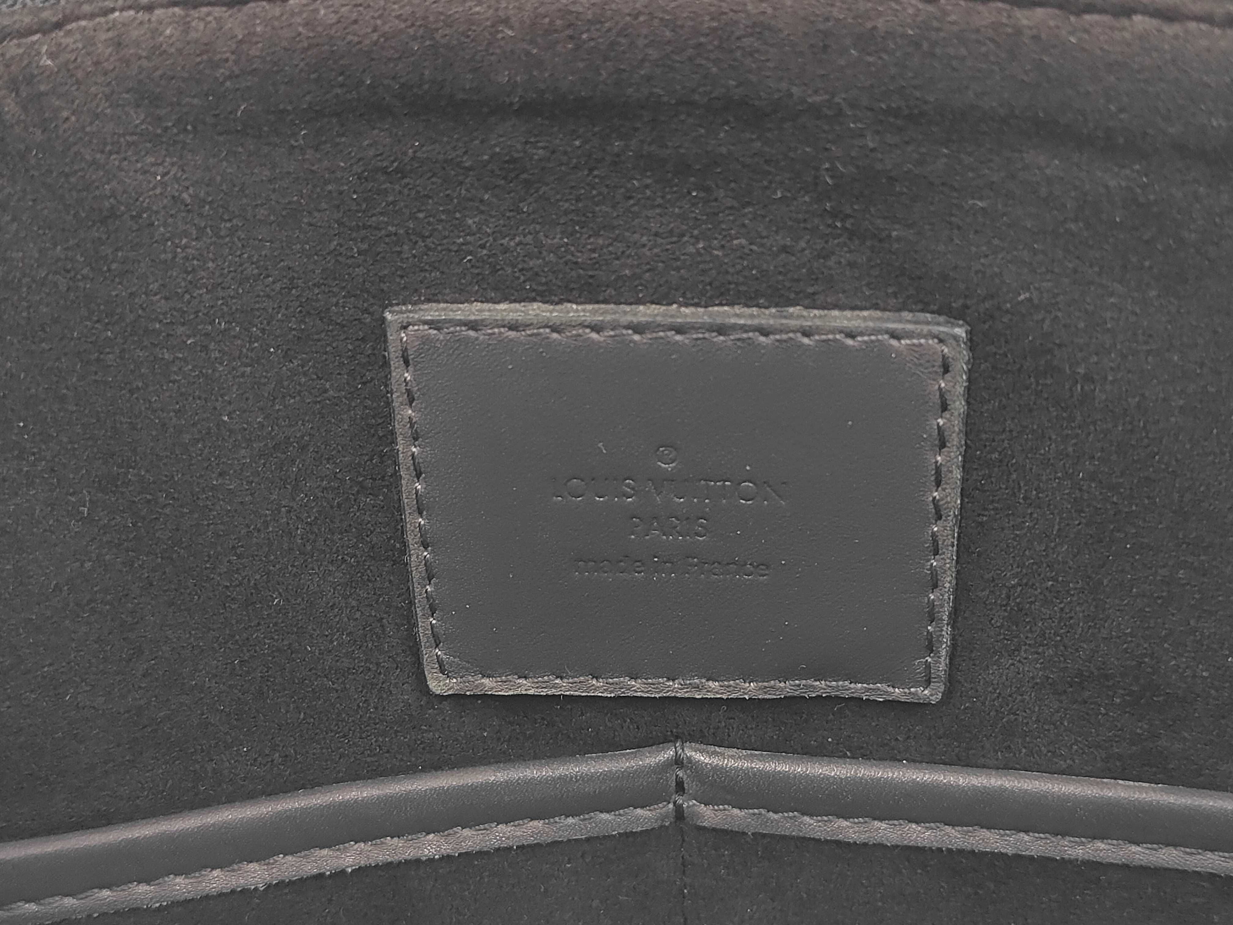 Cuir Ombre Lockit MM Griolage M50460 RI4155 Shoulder bag with key, padlock, clochette, and dust bag. — view 12