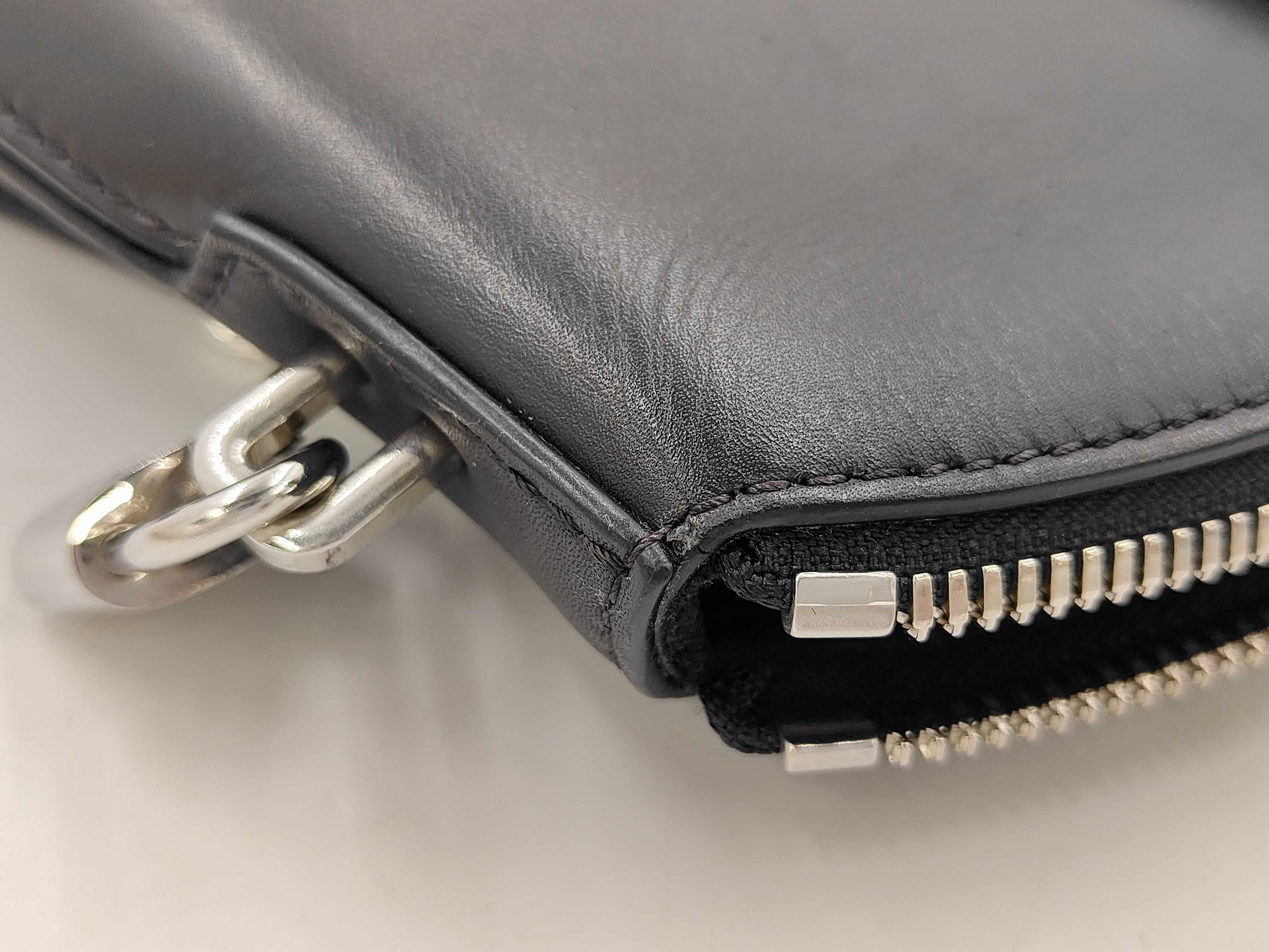 Cuir Ombre Lockit MM Griolage M50460 RI4155 Shoulder bag with key, padlock, clochette, and dust bag. — view 13