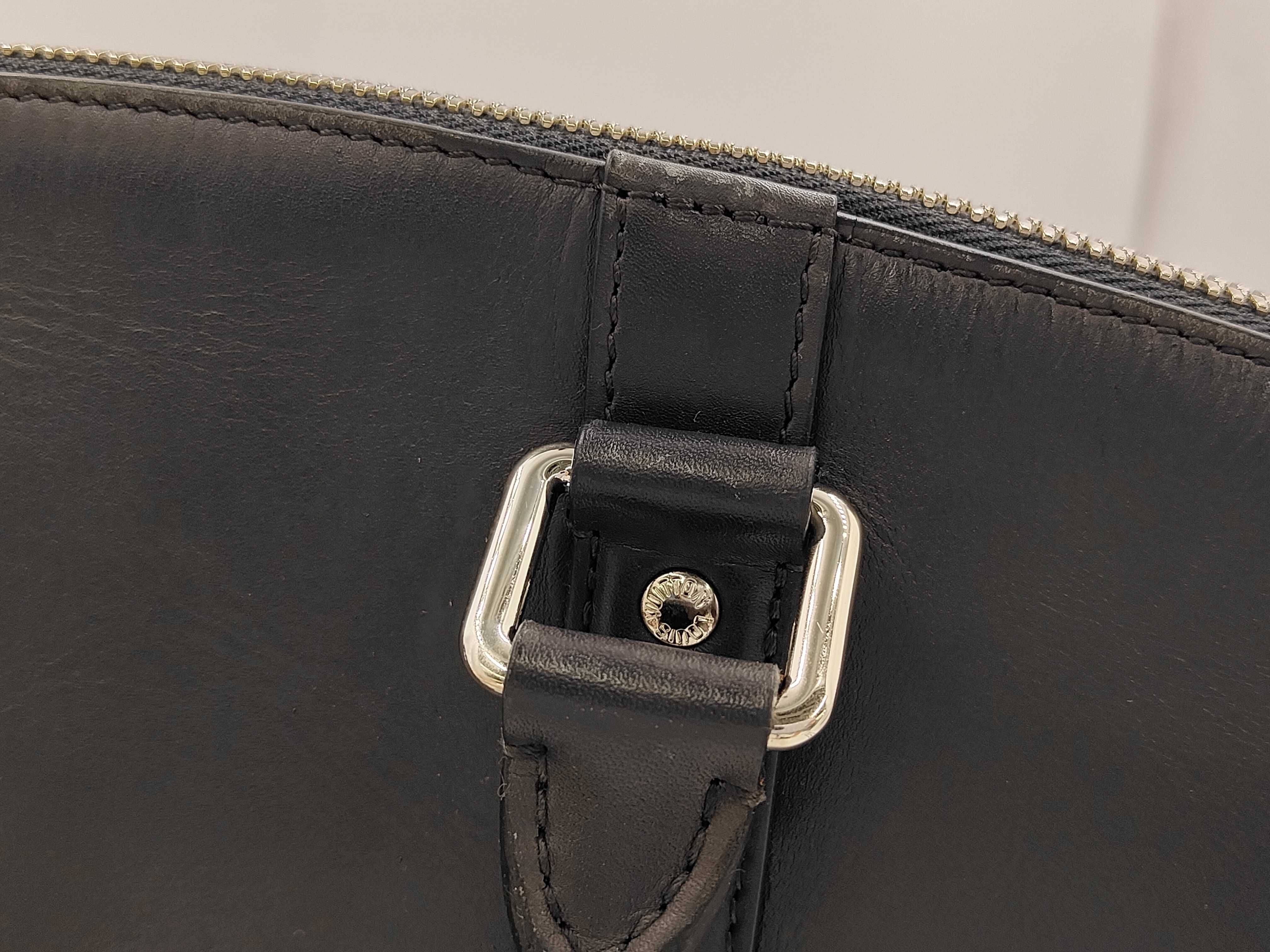 Cuir Ombre Lockit MM Griolage M50460 RI4155 Shoulder bag with key, padlock, clochette, and dust bag. — view 5