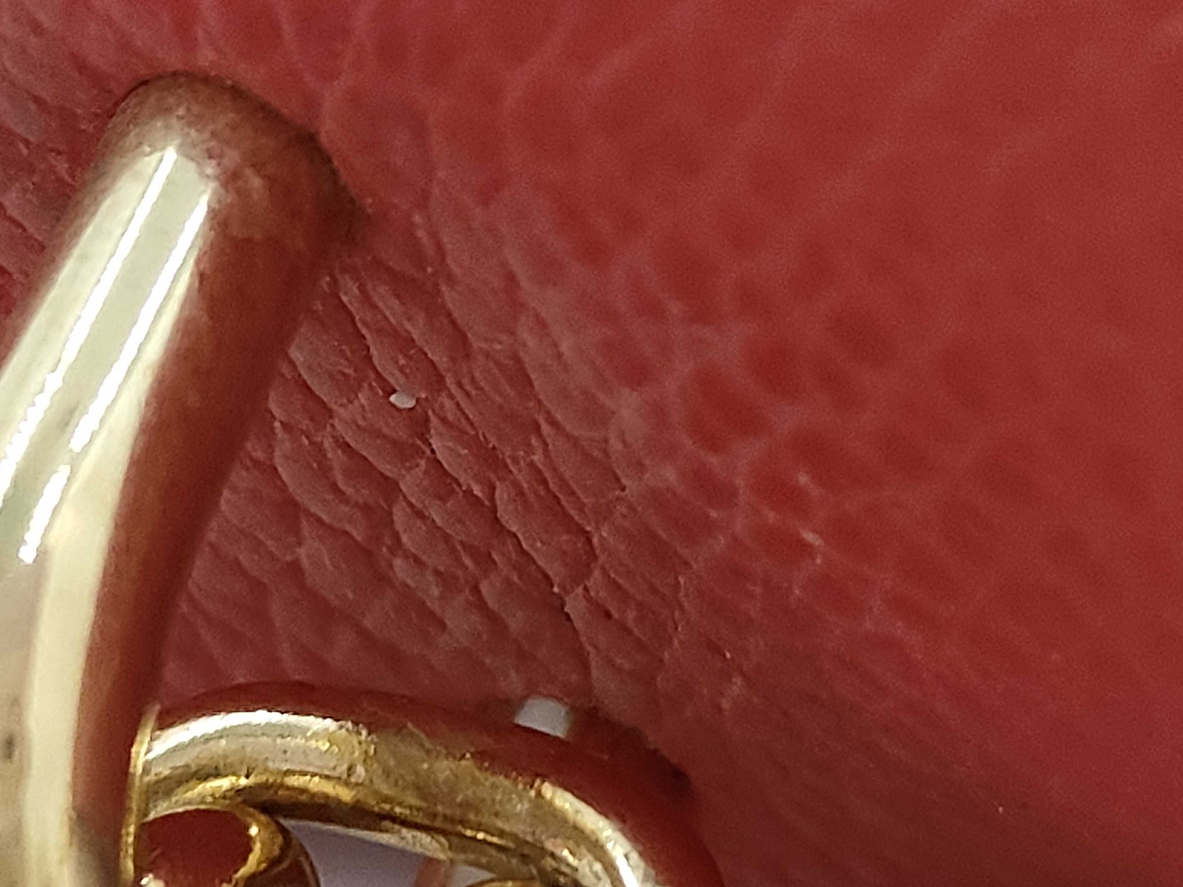 Monogram Louis Vuitton Monogram Red Leather Sampla Seed M43713 Shoulder Bag — view 8