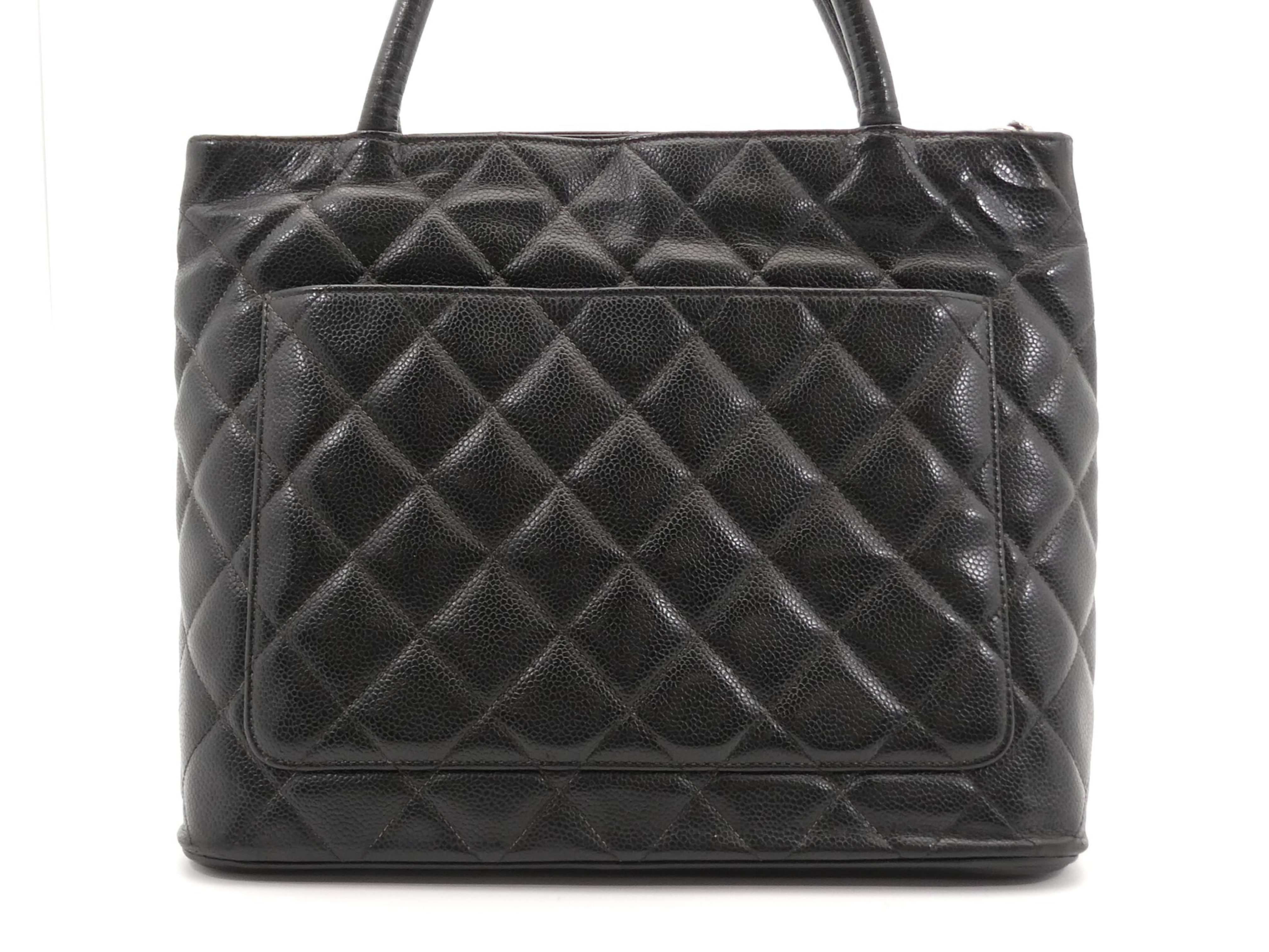 Reissue Tote Bag with Coco Mark and Caviar Leather — view 2