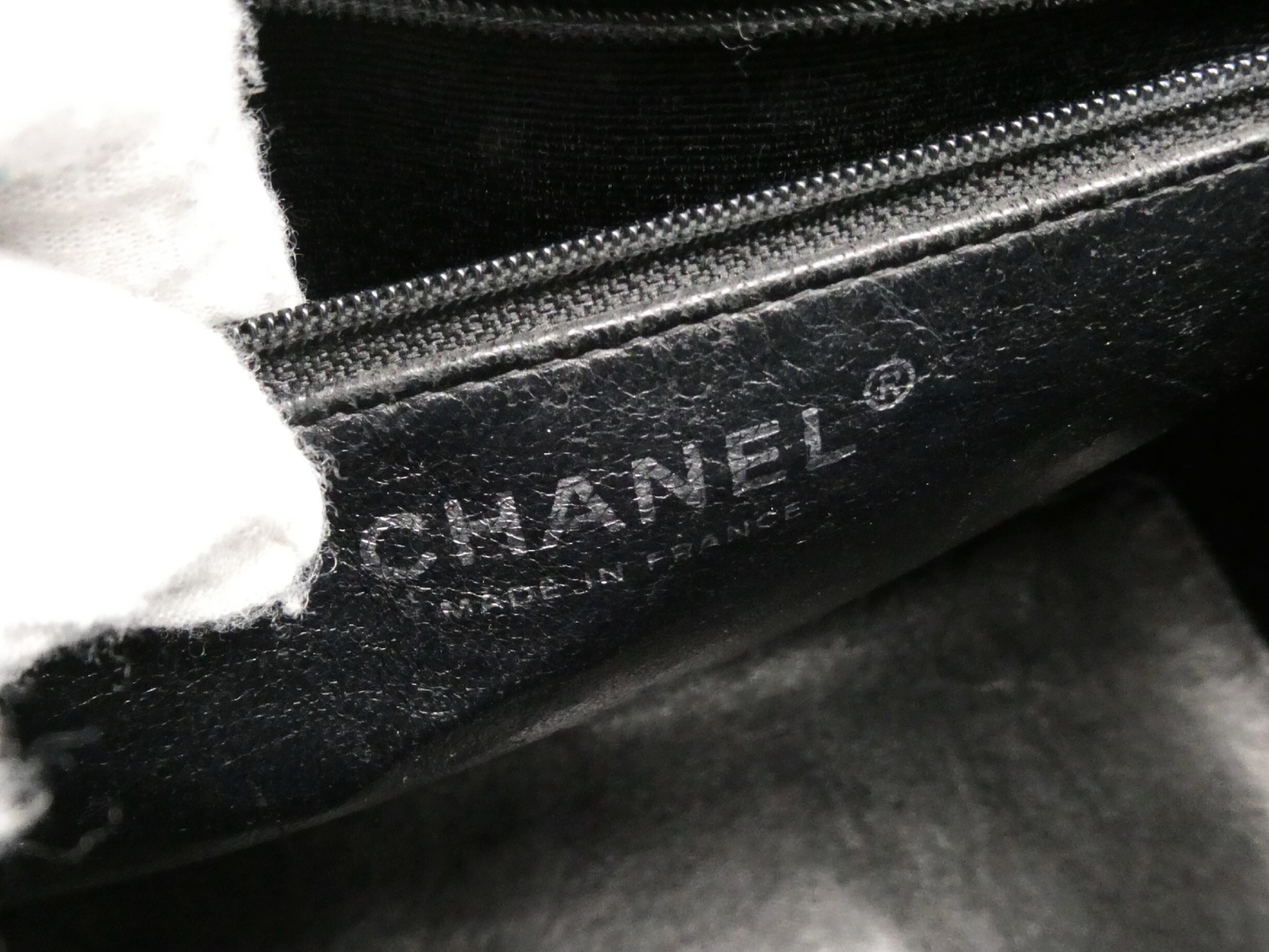 Reissue Tote Bag with Coco Mark and Caviar Leather — view 8