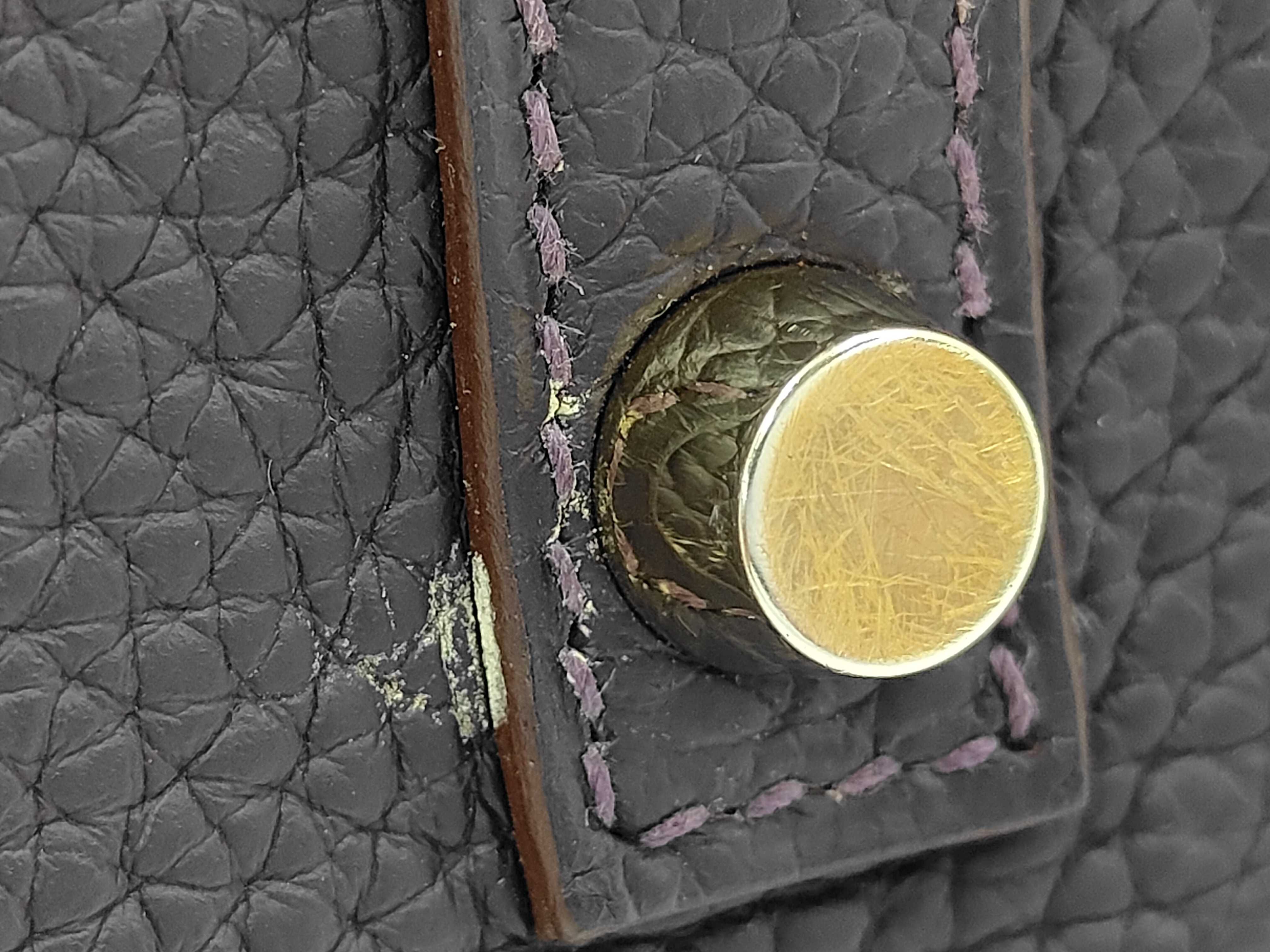 Birkin 30 Togo Purple Gold Hardware R Handbag — view 4