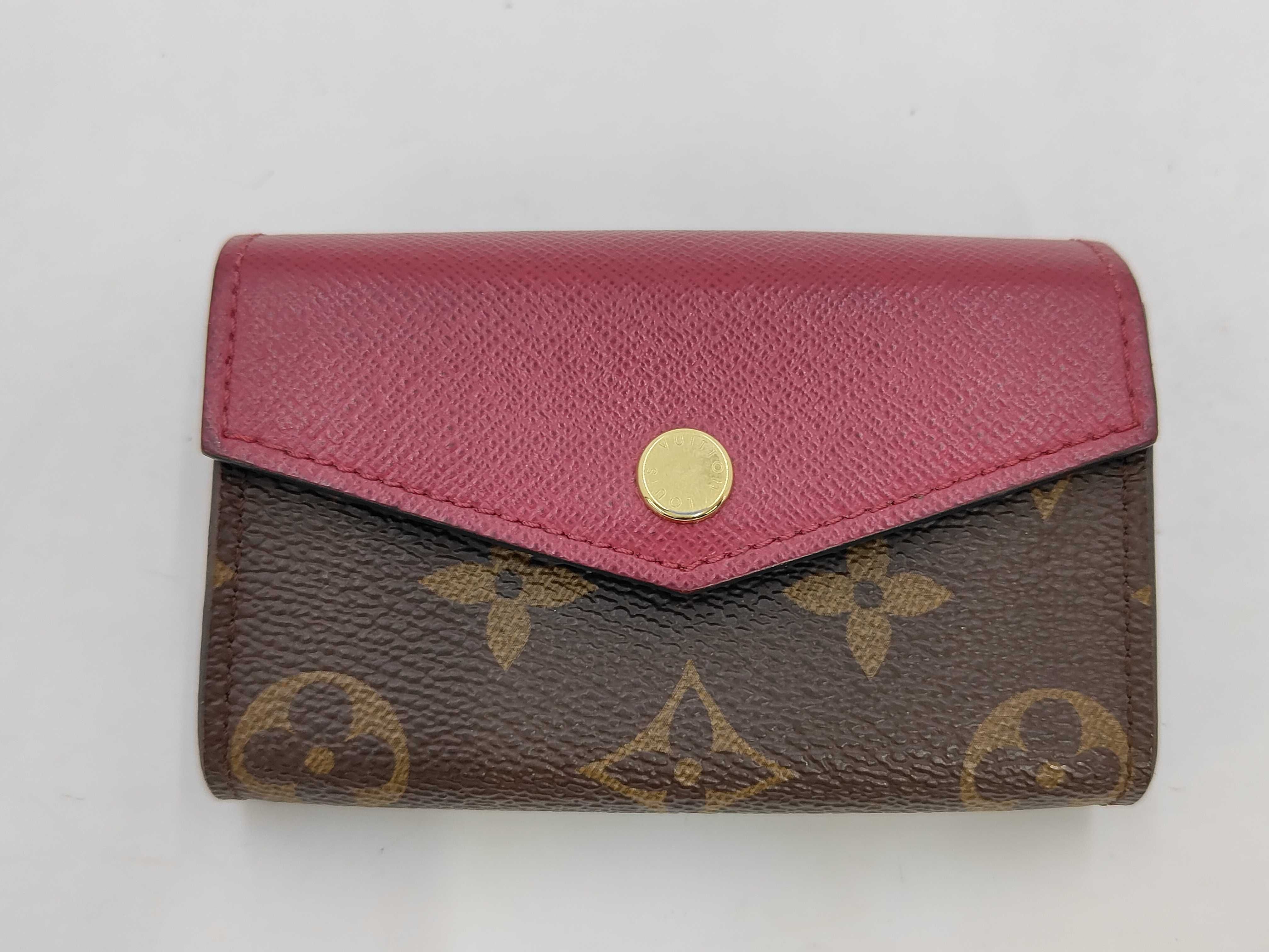 Monogram Louis Vuitton Monogram Multicartes Sarah Fuchsia SP0196 Card Case