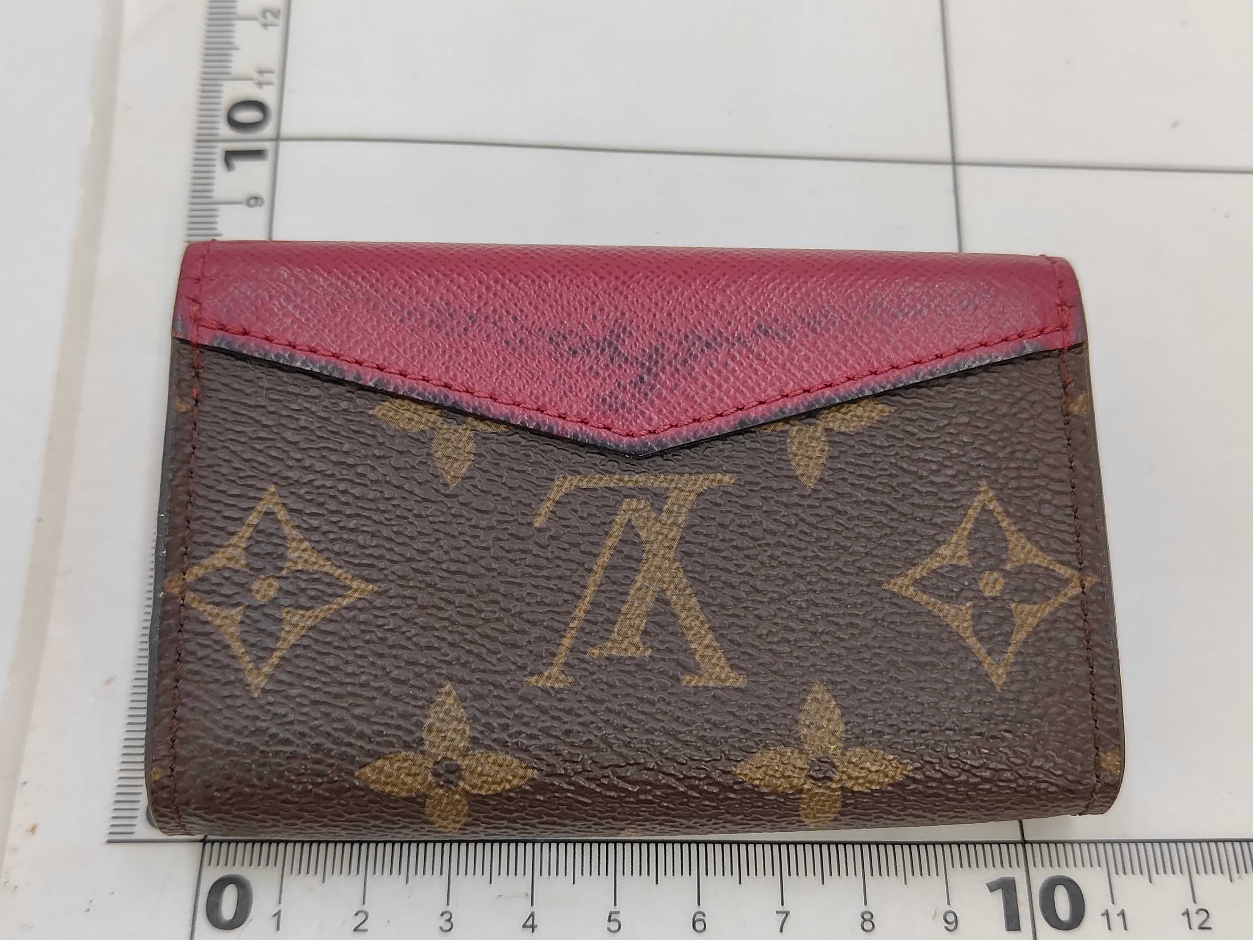 Monogram Louis Vuitton Monogram Multicartes Sarah Fuchsia SP0196 Card Case — view 2