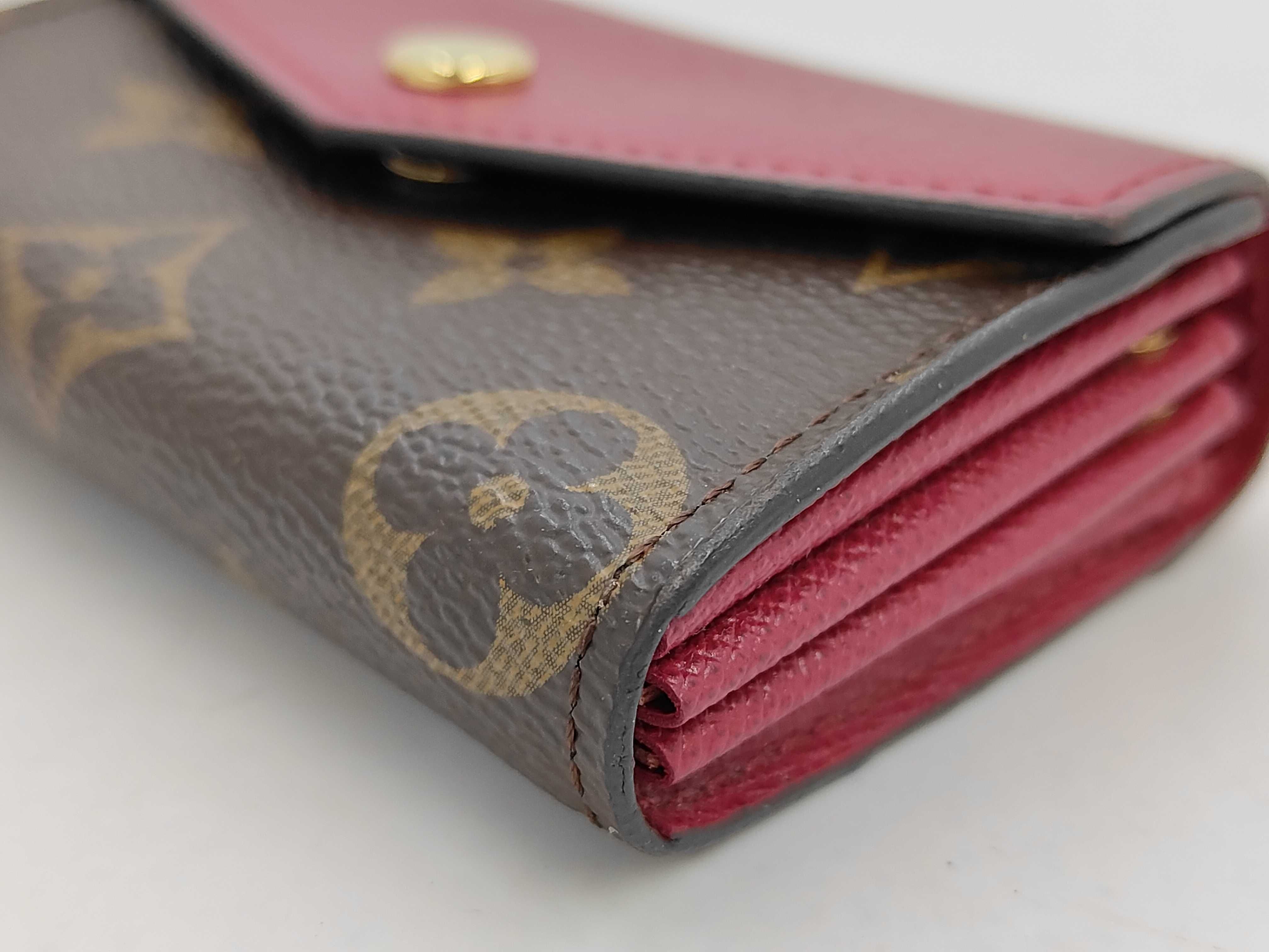 Monogram Louis Vuitton Monogram Multicartes Sarah Fuchsia SP0196 Card Case — view 3