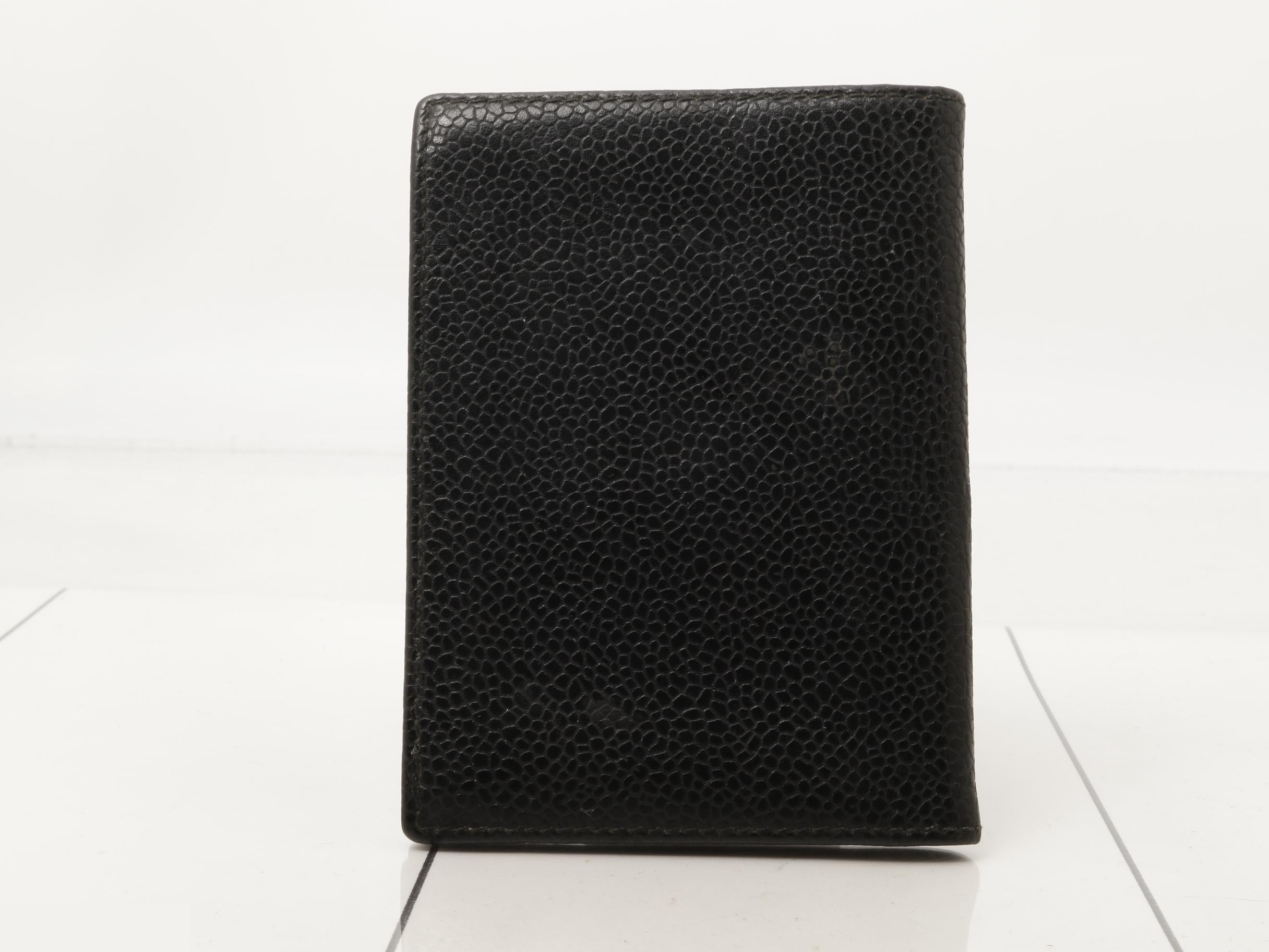 Caviar leather Coco Mark card case — view 2