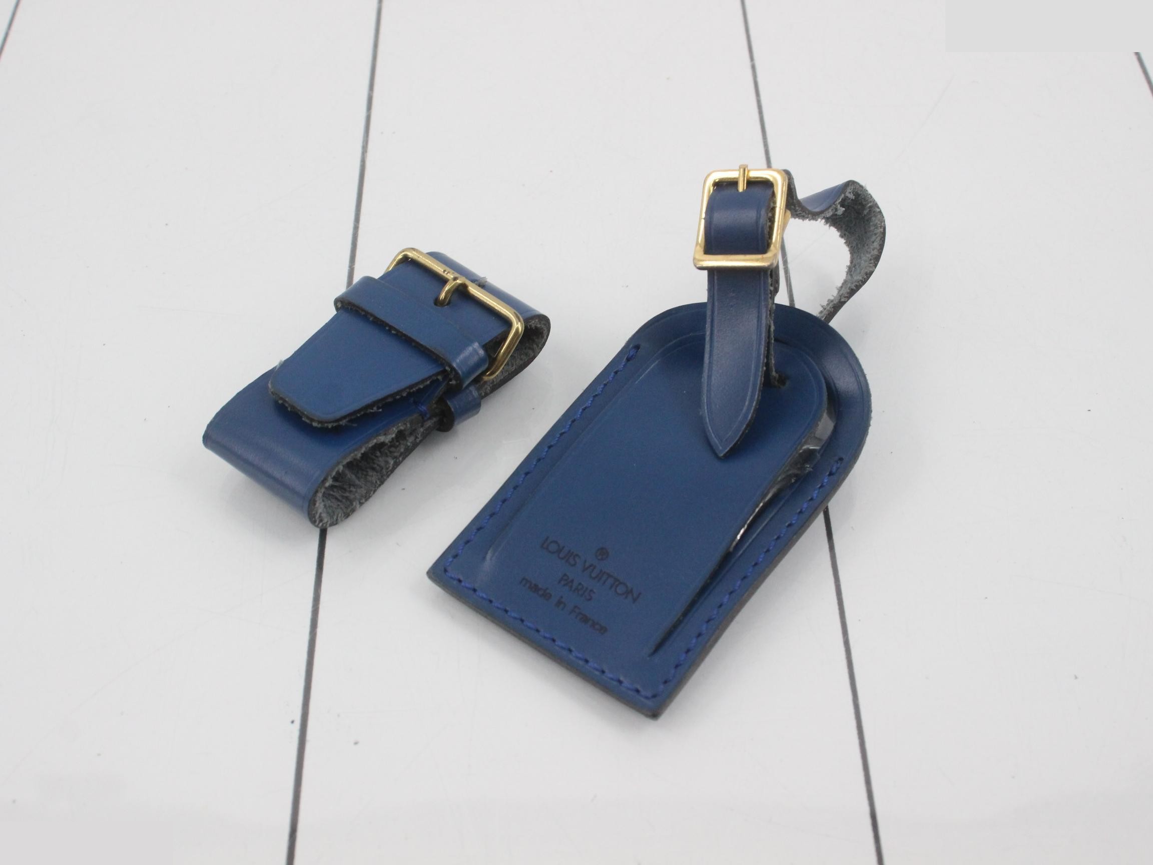 Epi Keepall 50 Toledo Blue Boston Bag — view 7