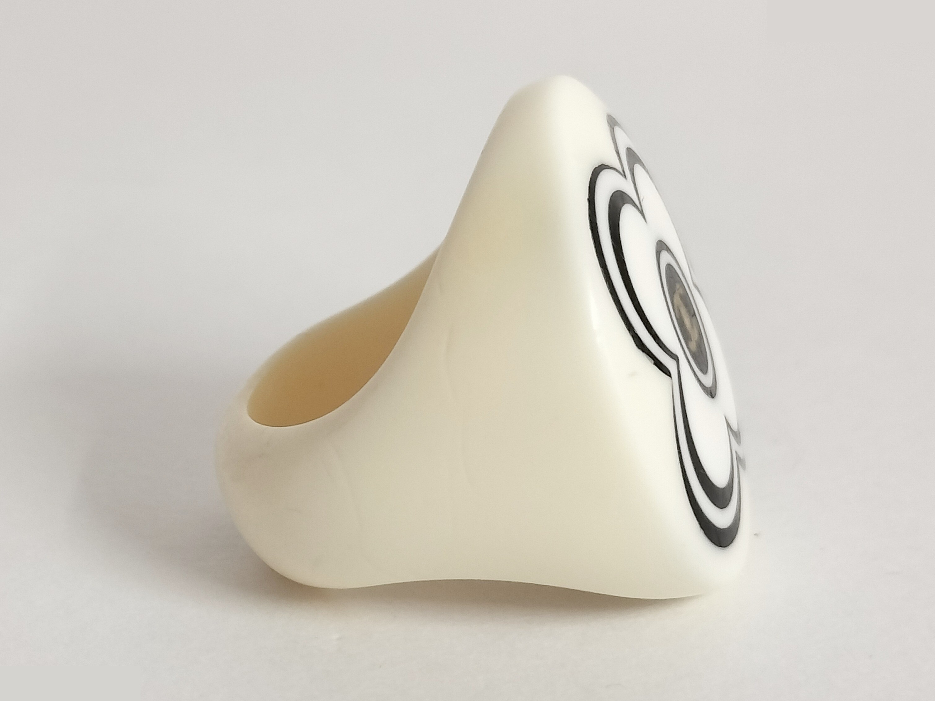 Coco Camellia Plastic Ring #13 — view 4