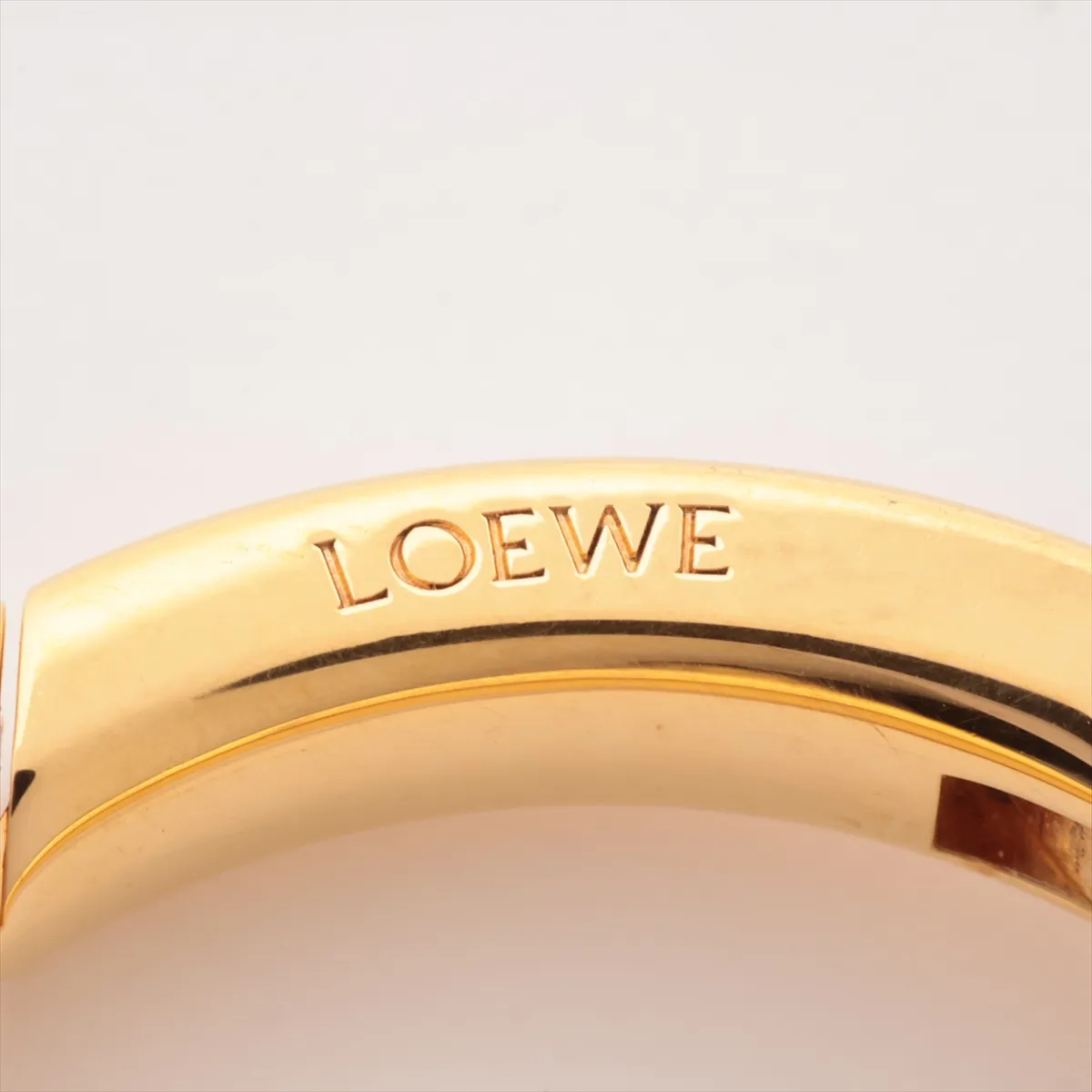 Anagram Charm GP x Leather Brown x Gold — view 3