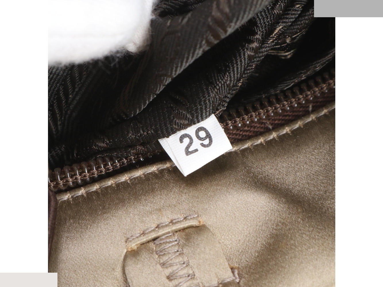 Includes guarantee card Satin B8585 Tote Bag — view 9