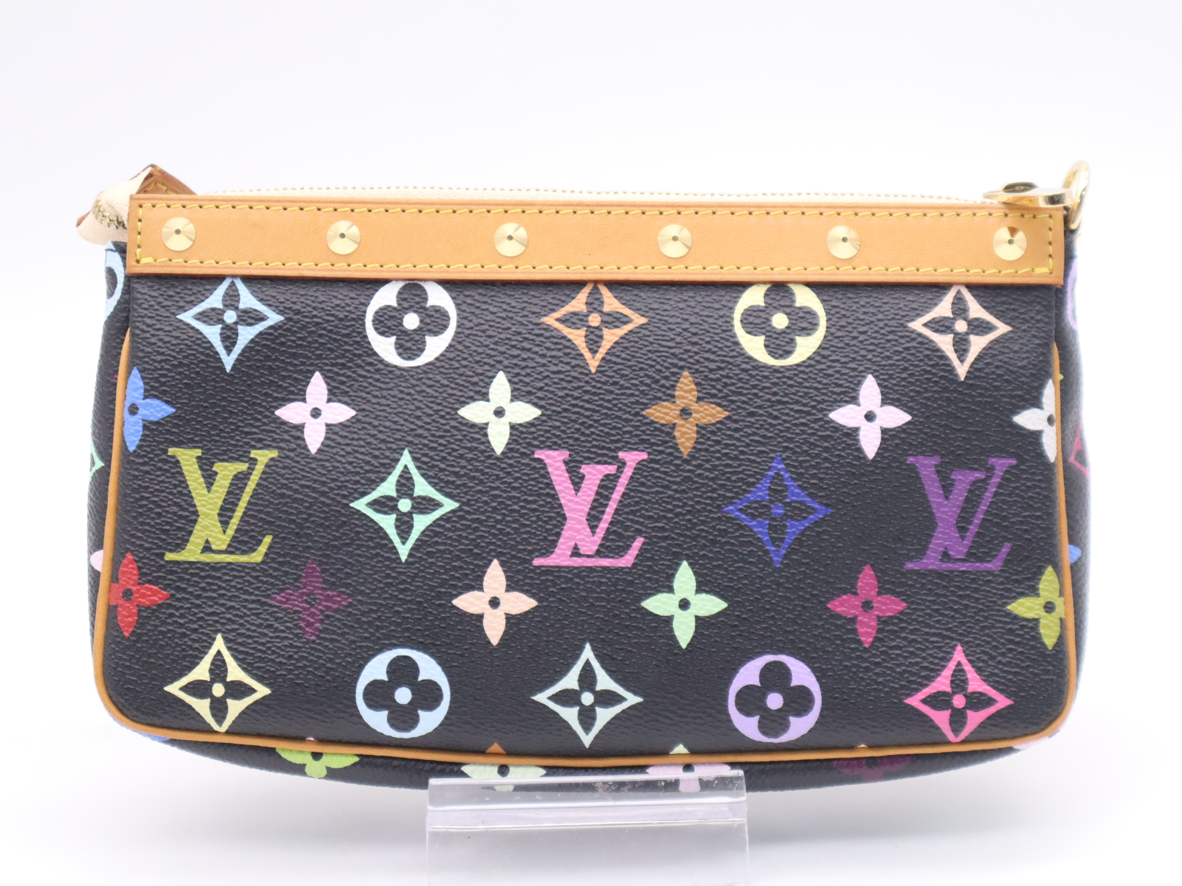 M92648 Multicolor Pochette Accessoires Noir Pouch — view 2