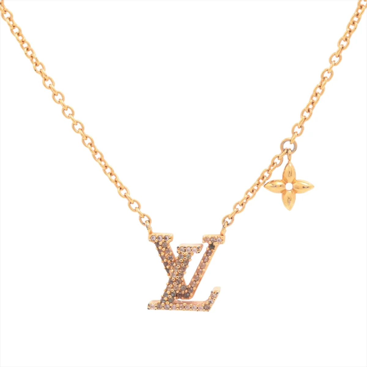 M00985 Collier LV Iconic TE4262 Necklace GP Rose Gold. Shows signs of wear,