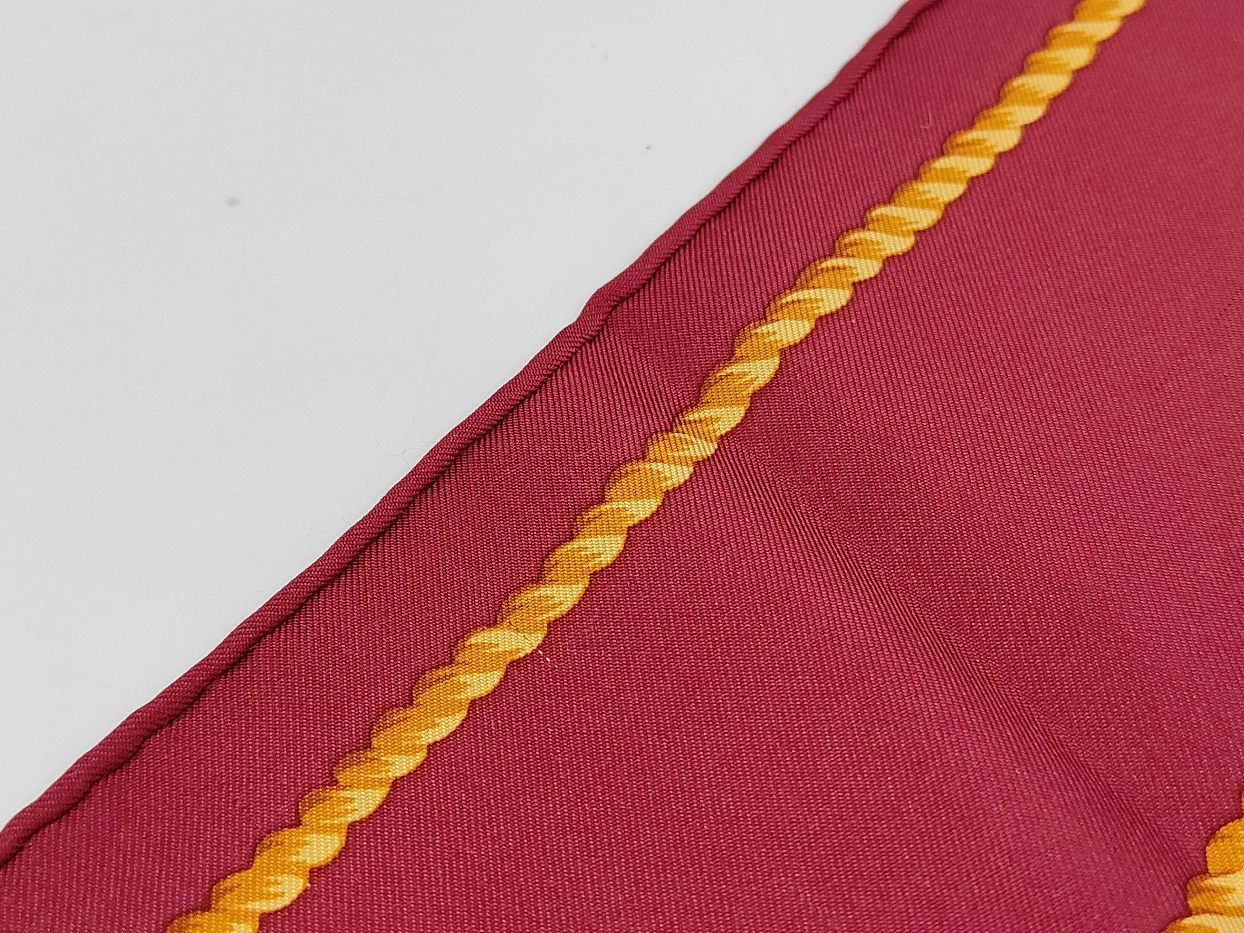 handkerchief/scarf with tag, silk, jewel/jewelry pattern, heart design, large size, other accessories. — view 5