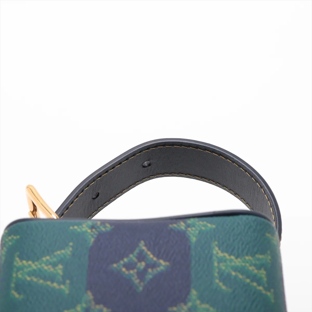 Monogram Heritage Locker Dopp Kit M25902 Navy (RFID detected) — view 6