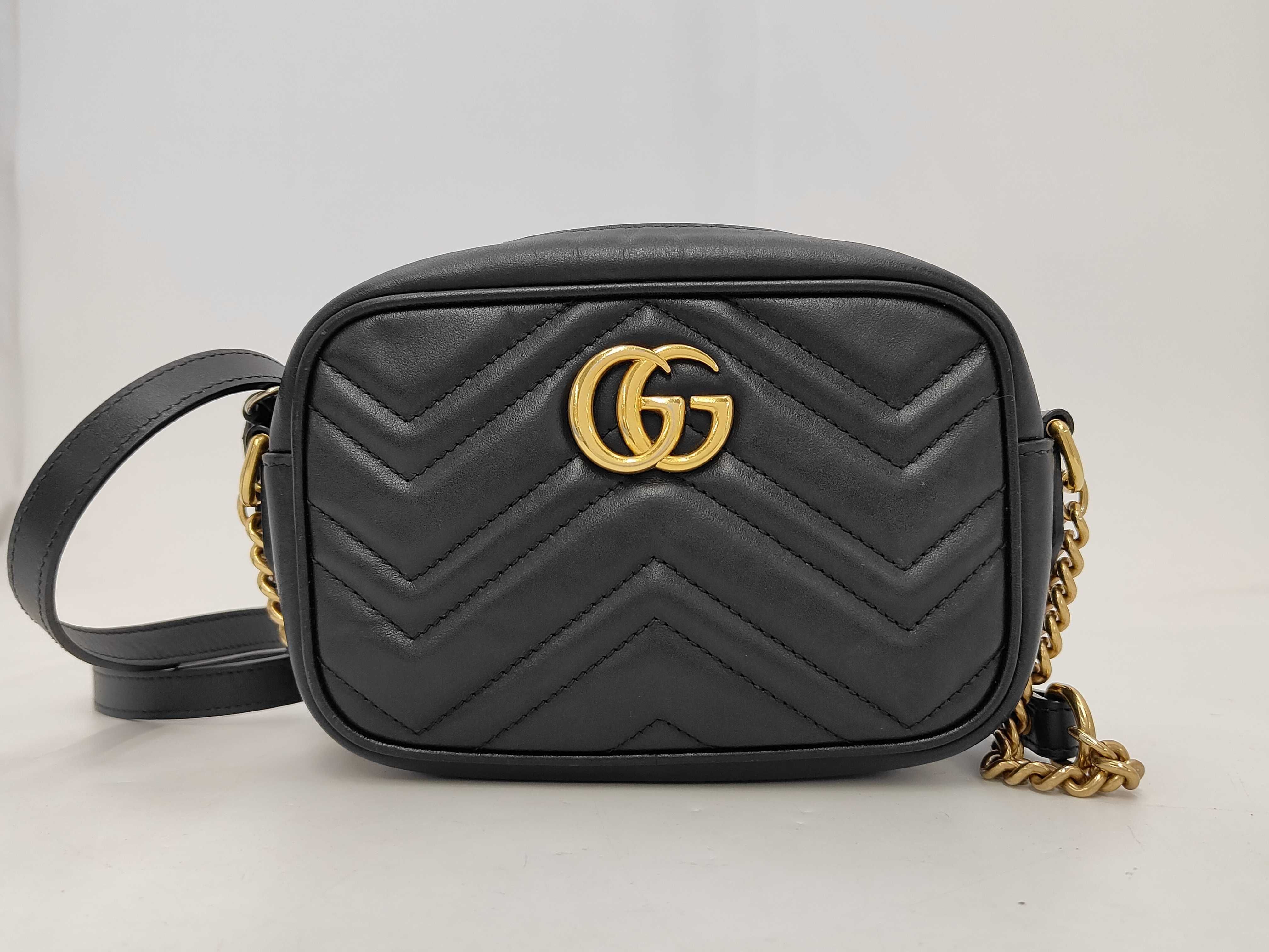 GG Marmont Chain Shoulder Bag 448065 Black Shoulder Bag