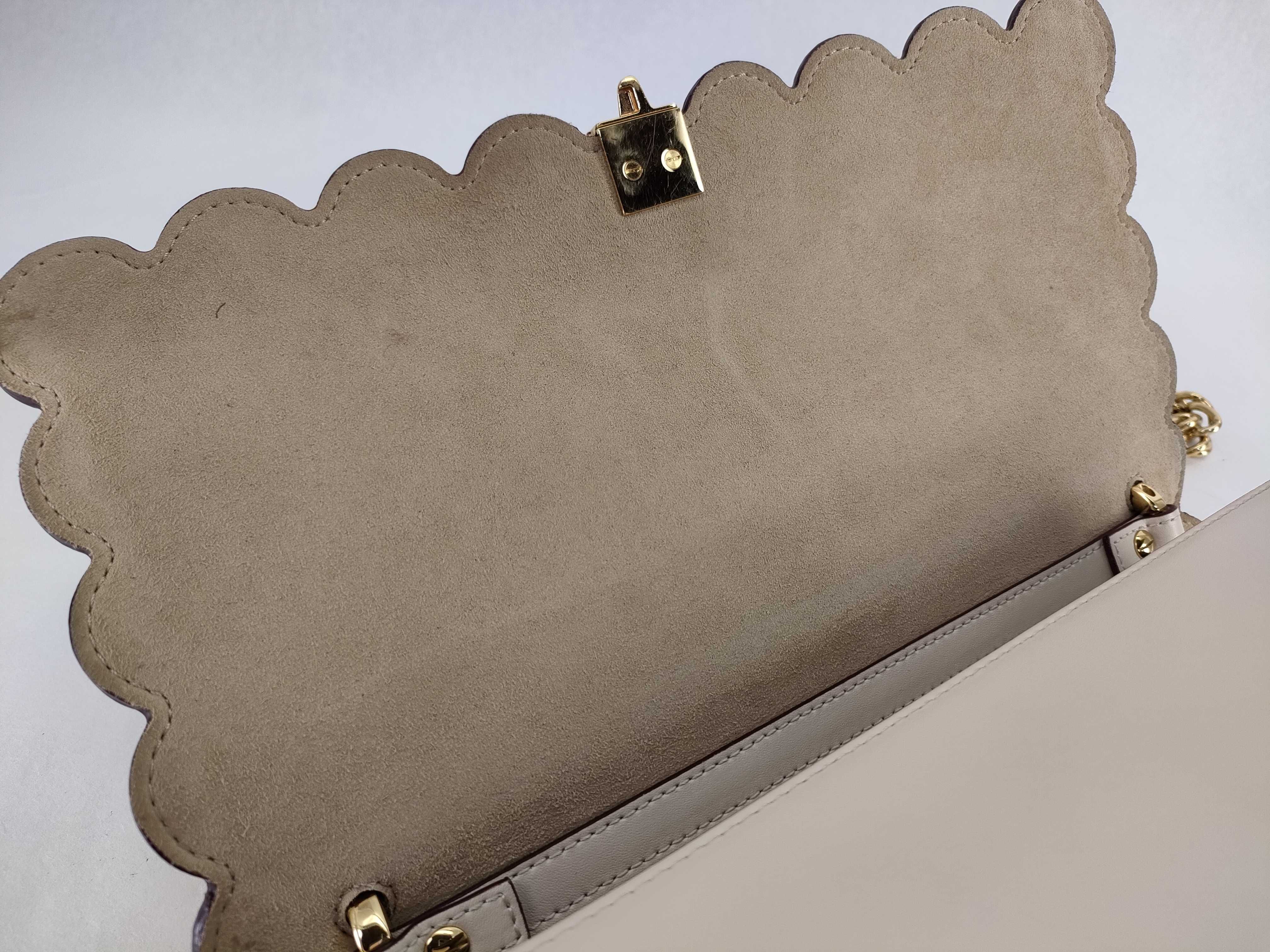 PH- Vitello Baltico Studded Kan Pink Shoulder Bag Leather — view 9