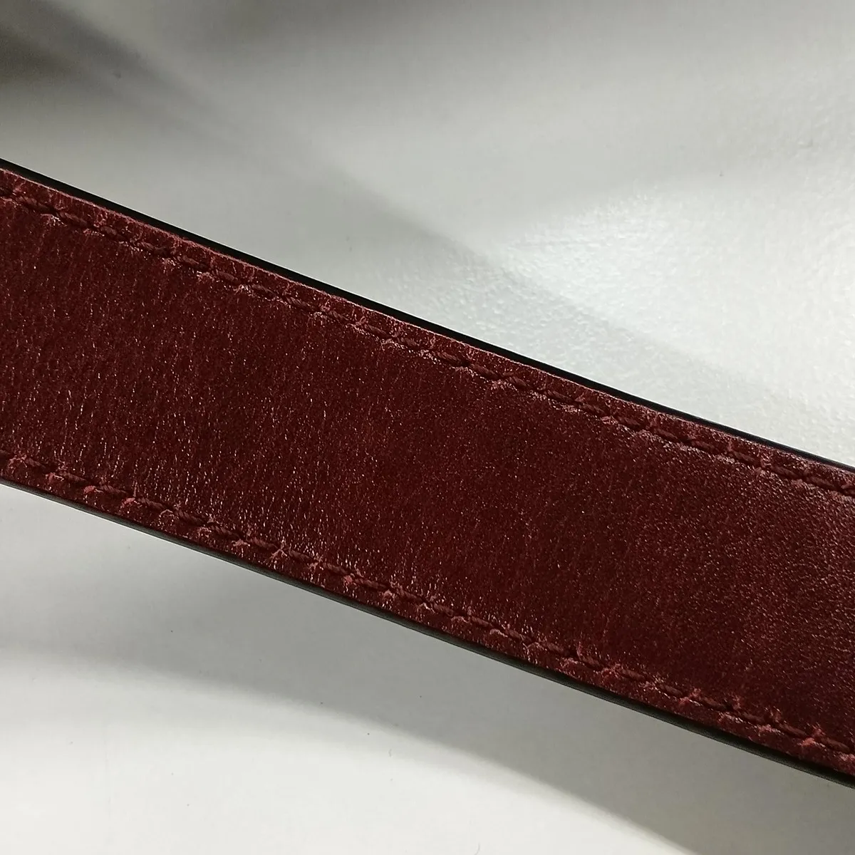 Allie Large Leather Tote Bag, Bordeaux, 550130 — view 15