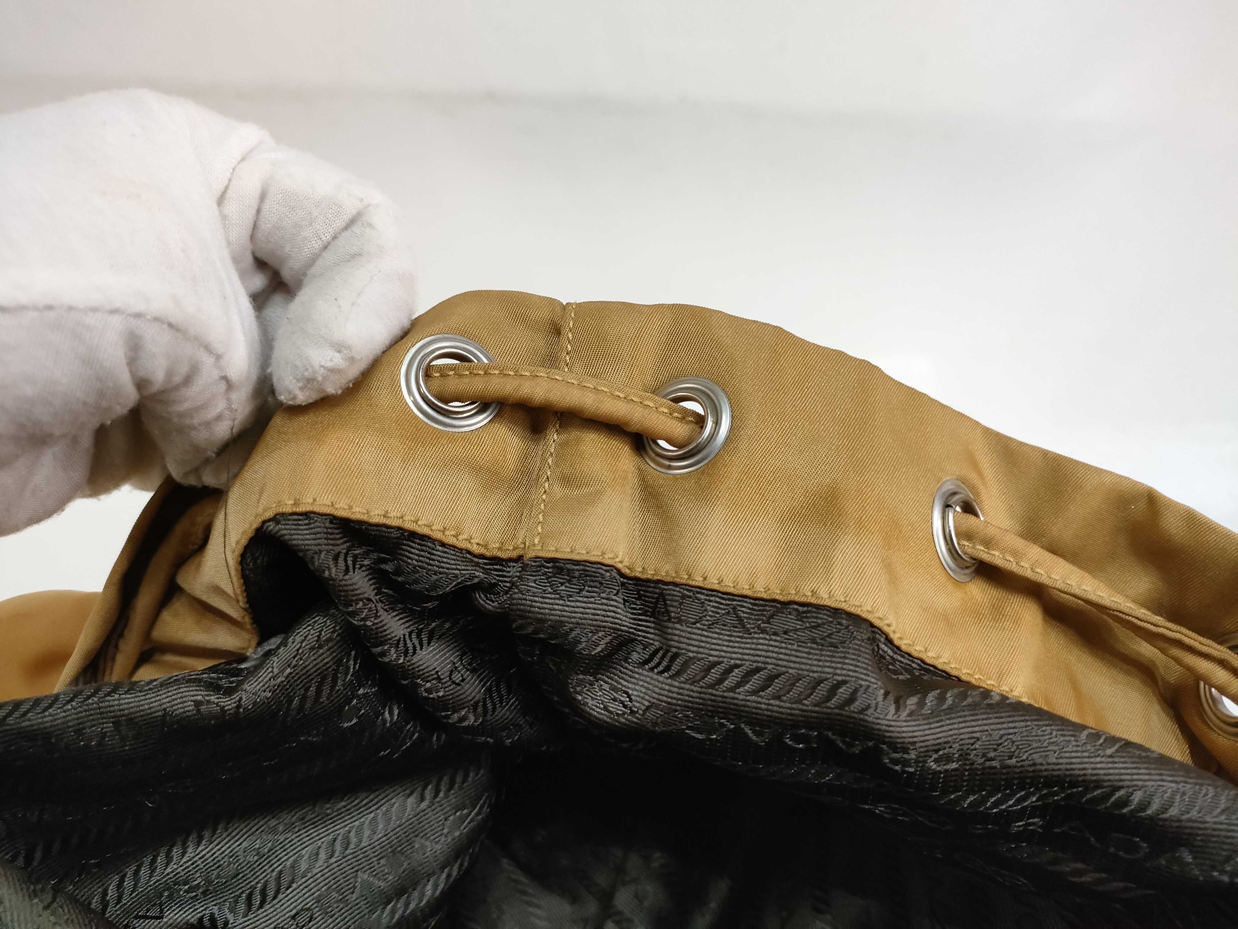 Triangle Logo Nylon Backpack Rucksack — view 14