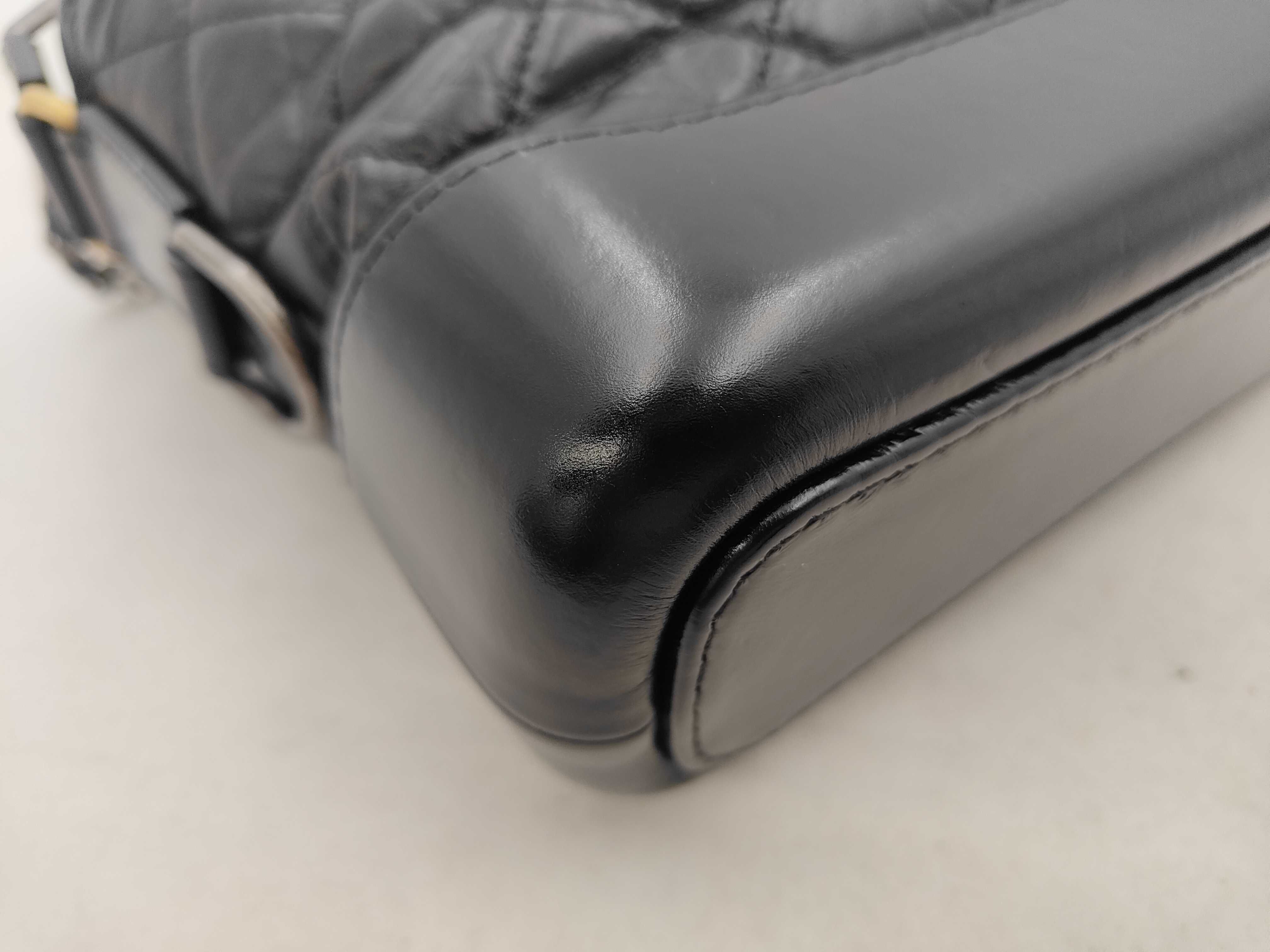Gabrielle de Chanel Hobo Bag Small Black Aged Calf Leather No. 28 Shoulder Bag — view 6