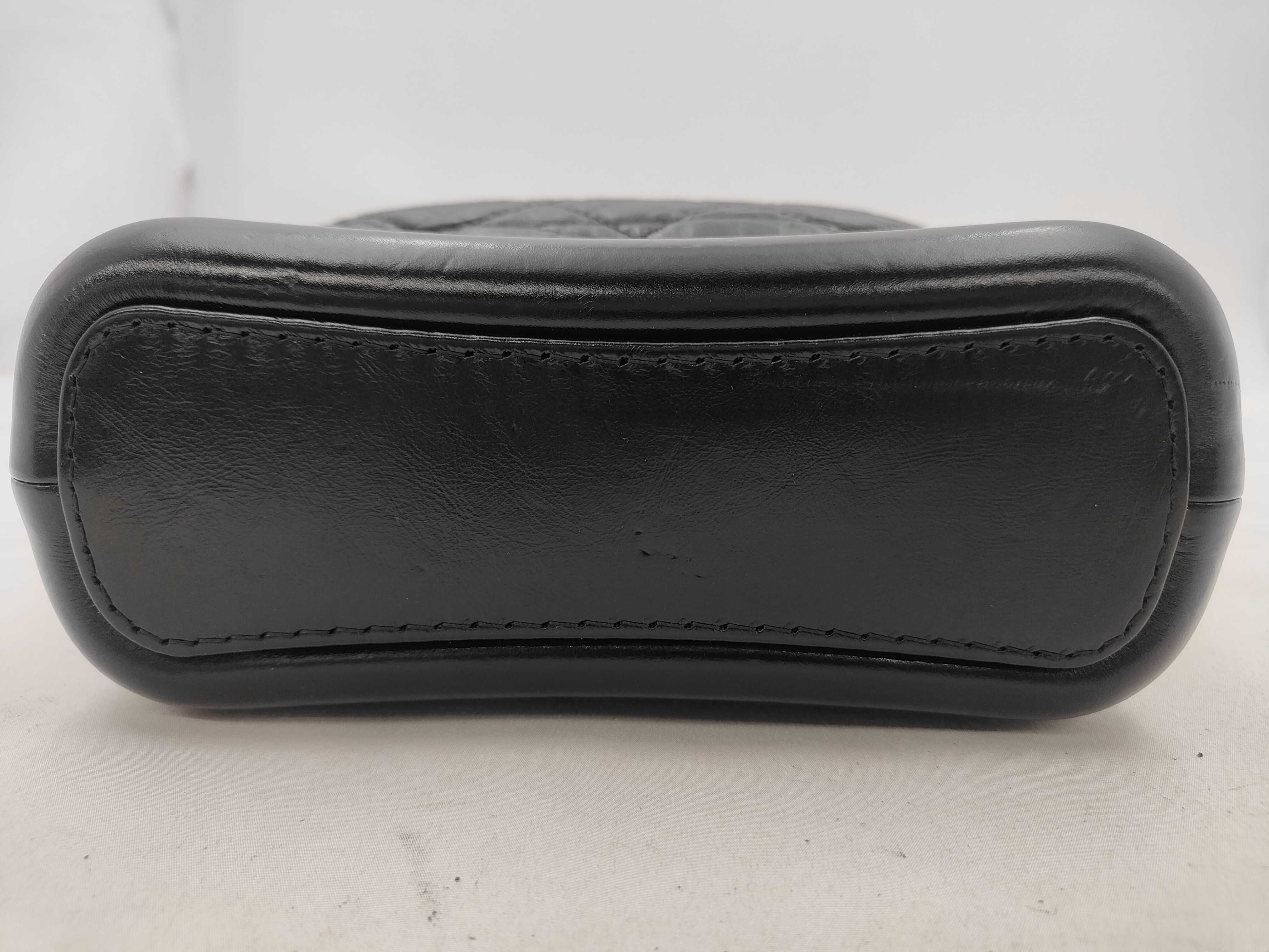 Gabrielle de Chanel Hobo Bag Small Black Aged Calf Leather No. 28 Shoulder Bag — view 7
