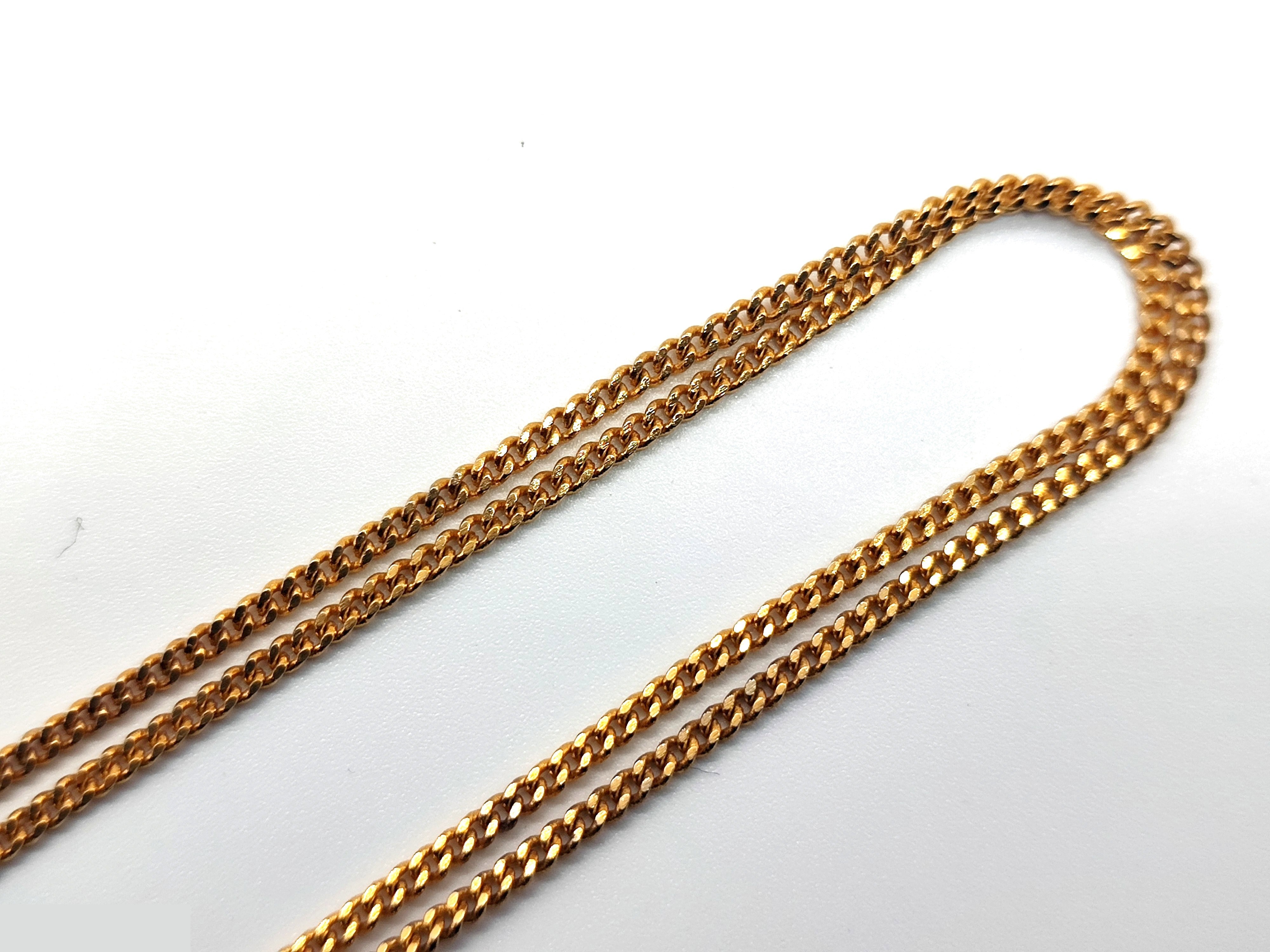 Coco Mark Rhinestone Necklace, Chain approx. 40cm — view 5
