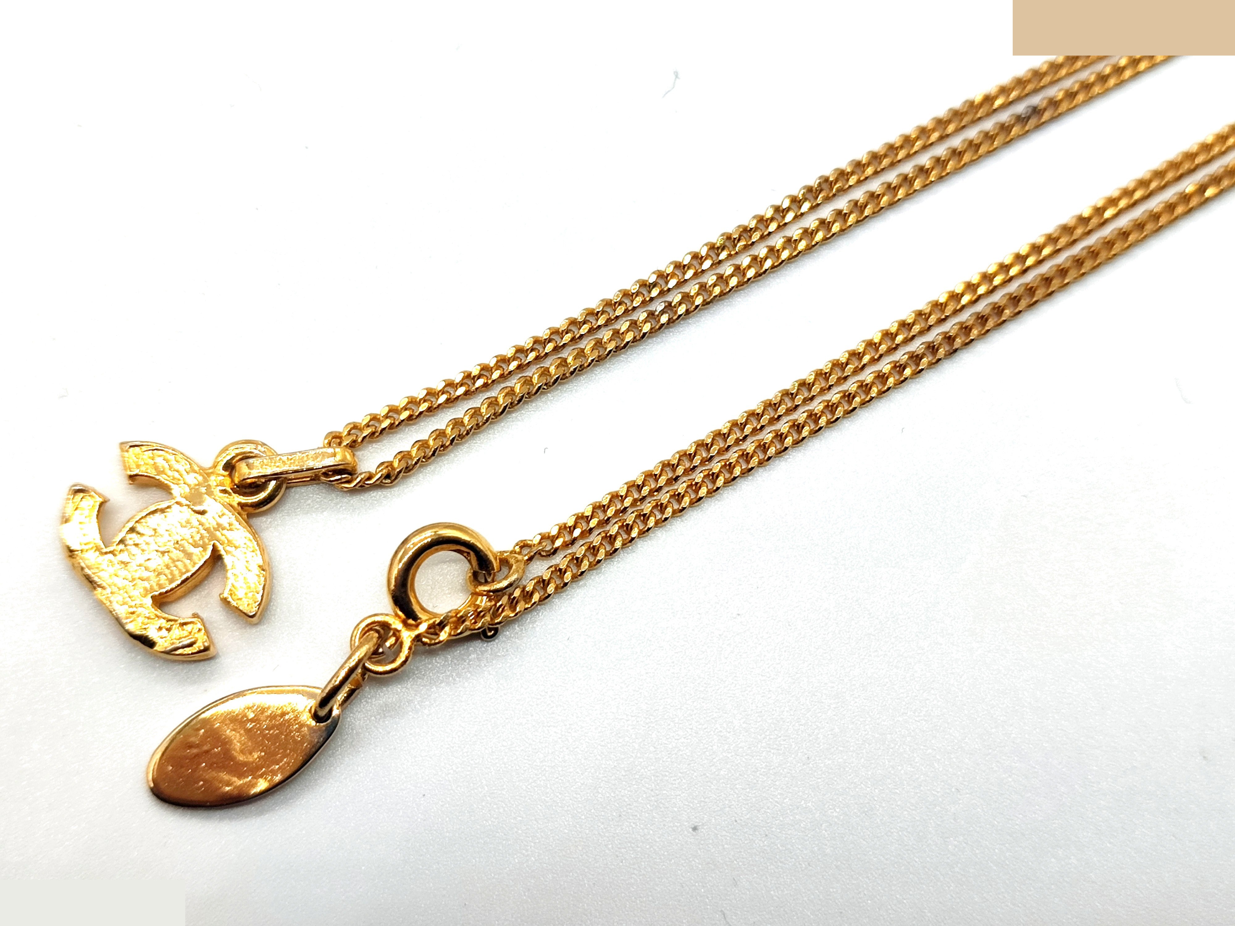 Coco Mark Rhinestone Necklace, Chain approx. 40cm — view 6