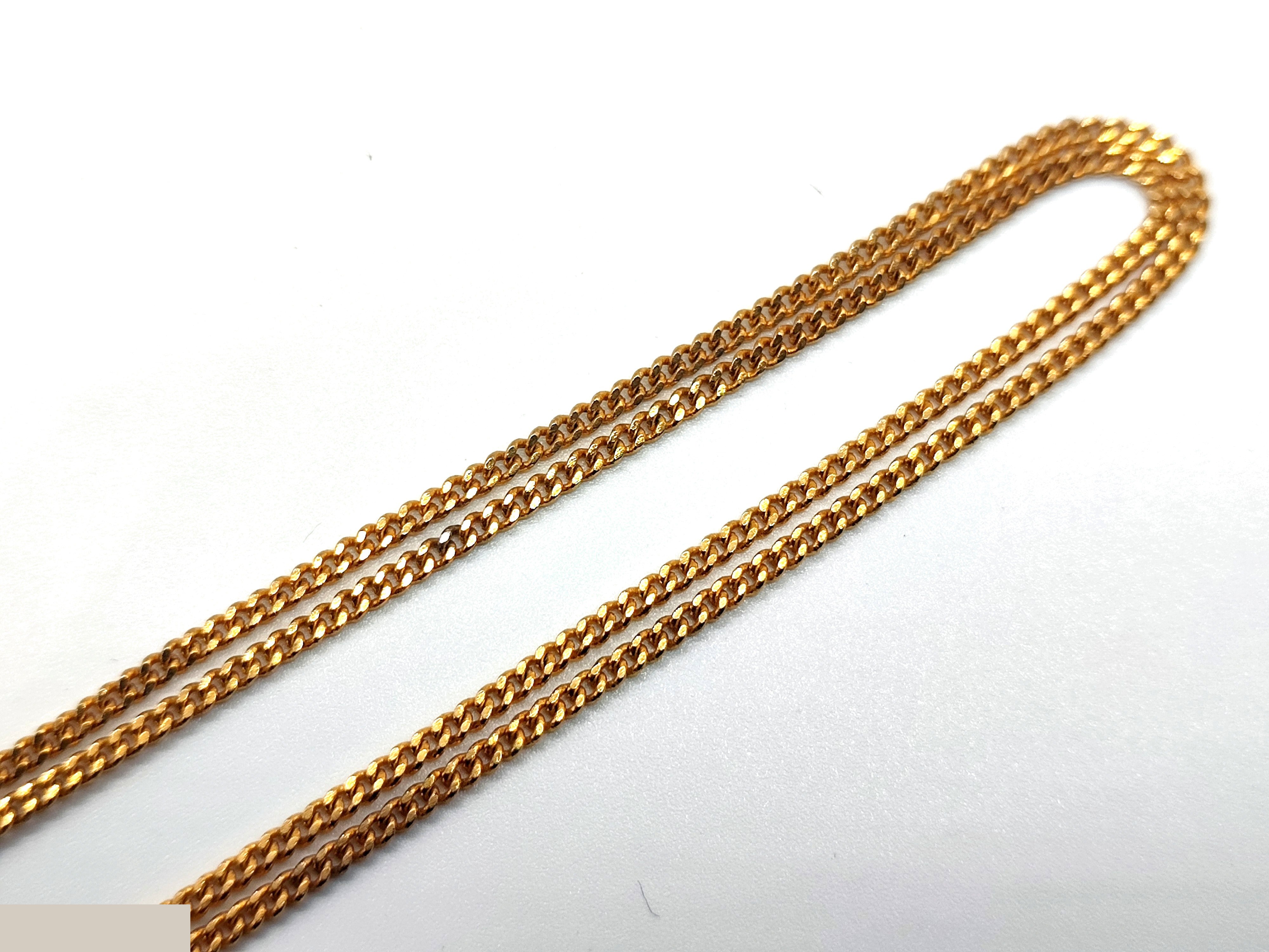 Coco Mark Rhinestone Necklace, Chain approx. 40cm — view 7