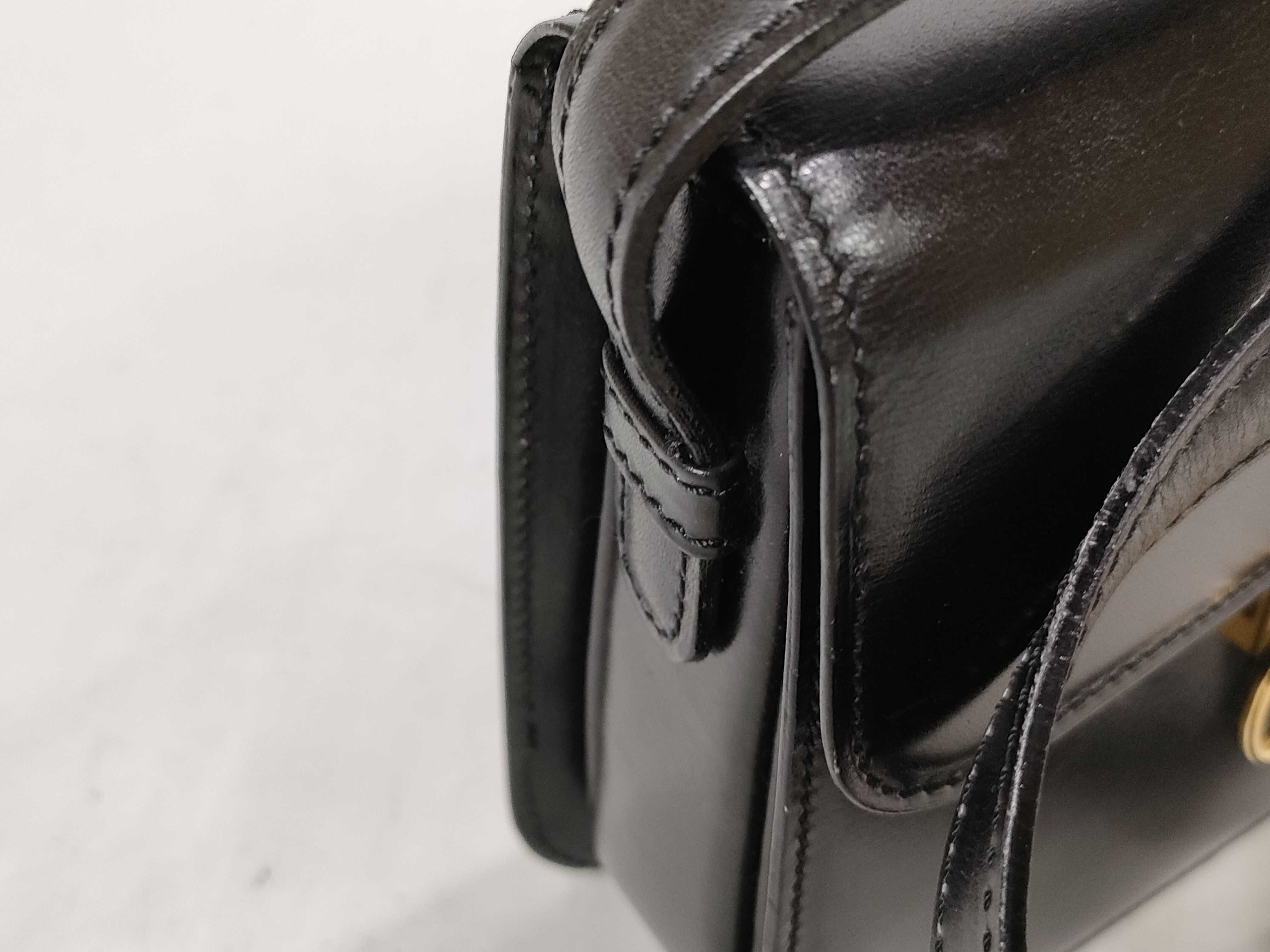 Horsebit Leather Shoulder Bag — view 5