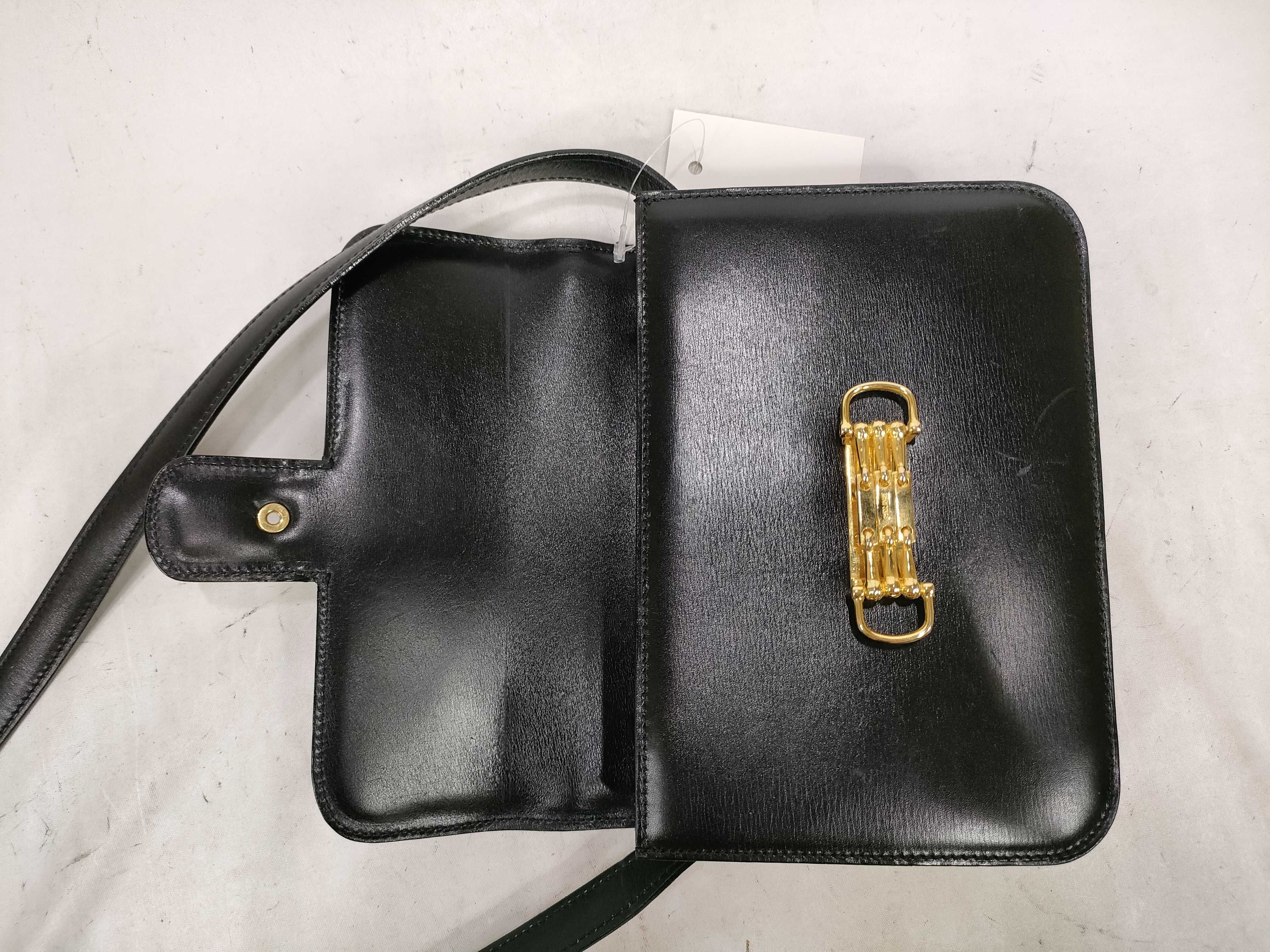 Horsebit Leather Shoulder Bag — view 6