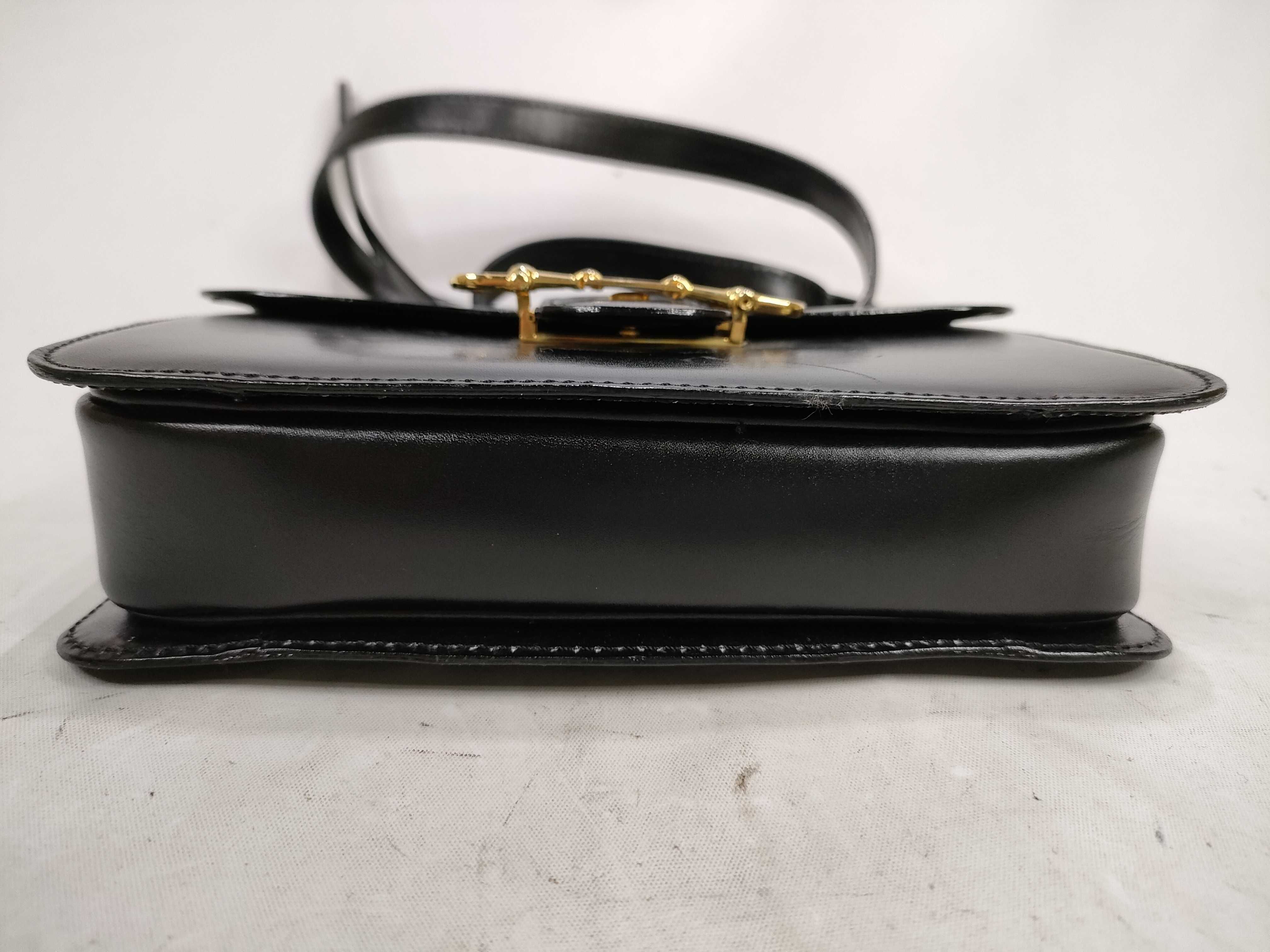 Horsebit Leather Shoulder Bag — view 9