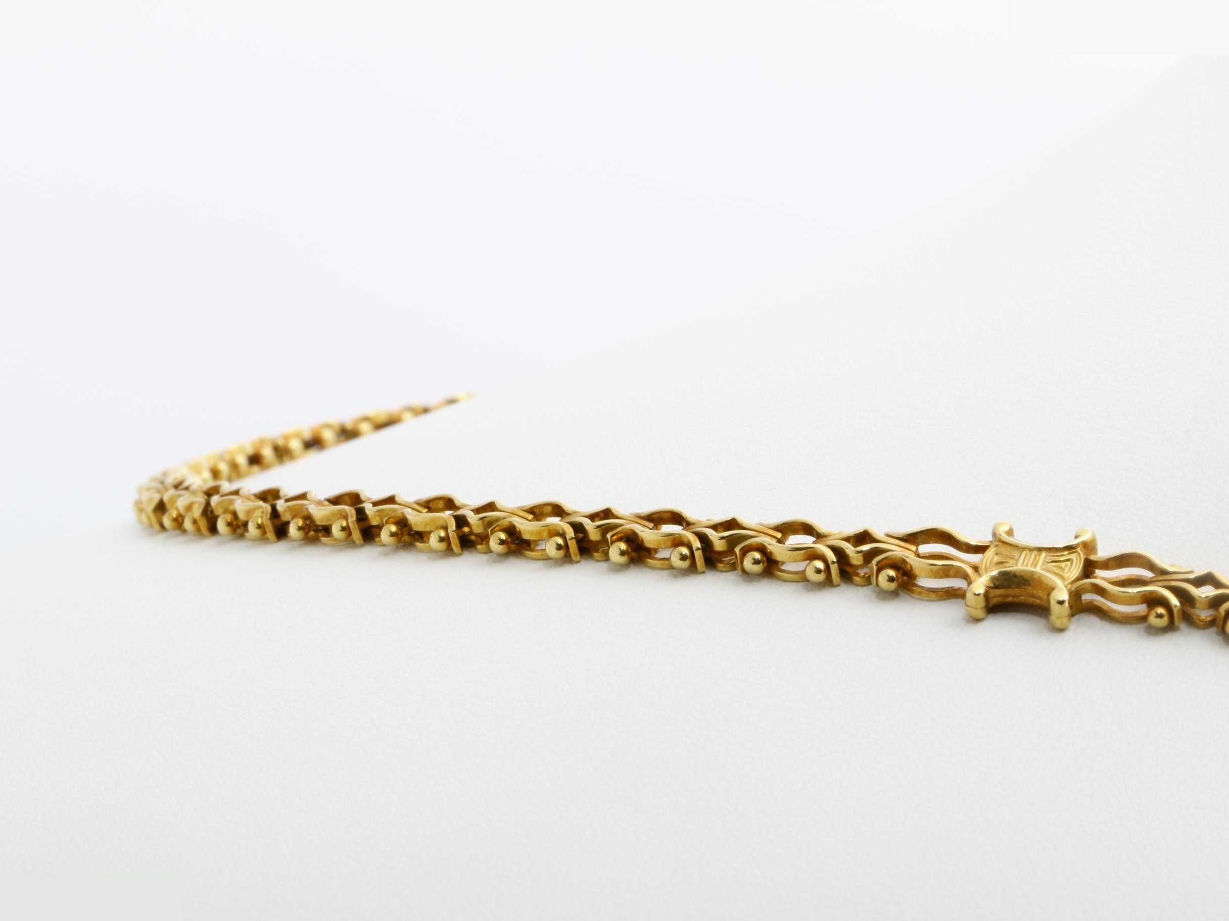750YG Celine necklace, 21.1g, 40cm — view 4