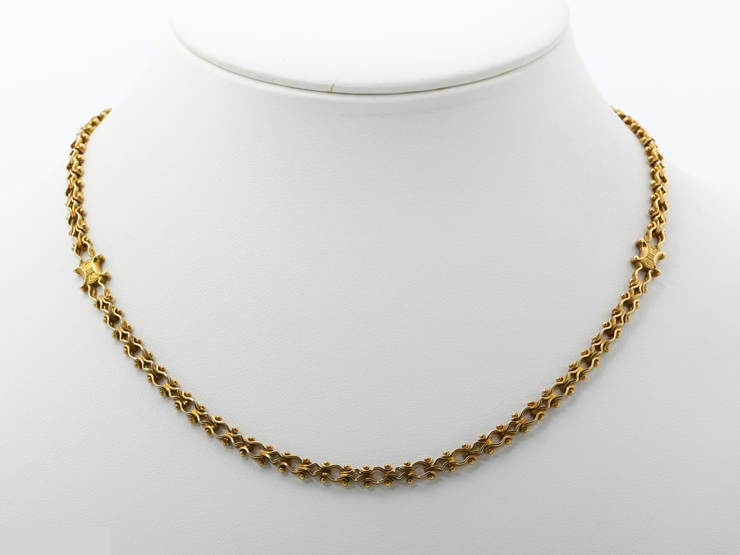 750YG Celine necklace, 21.1g, 40cm — view 6
